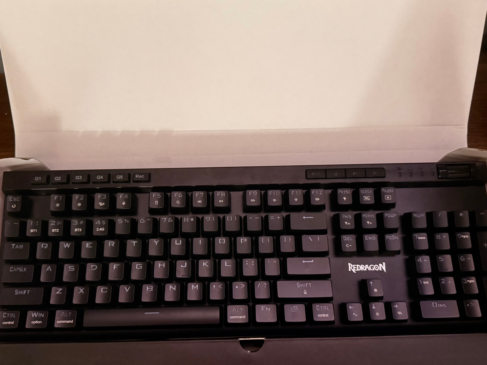 Redragon K580 PRO Wireless RGB Mechanical Gaming Keyboard  Red Switches
