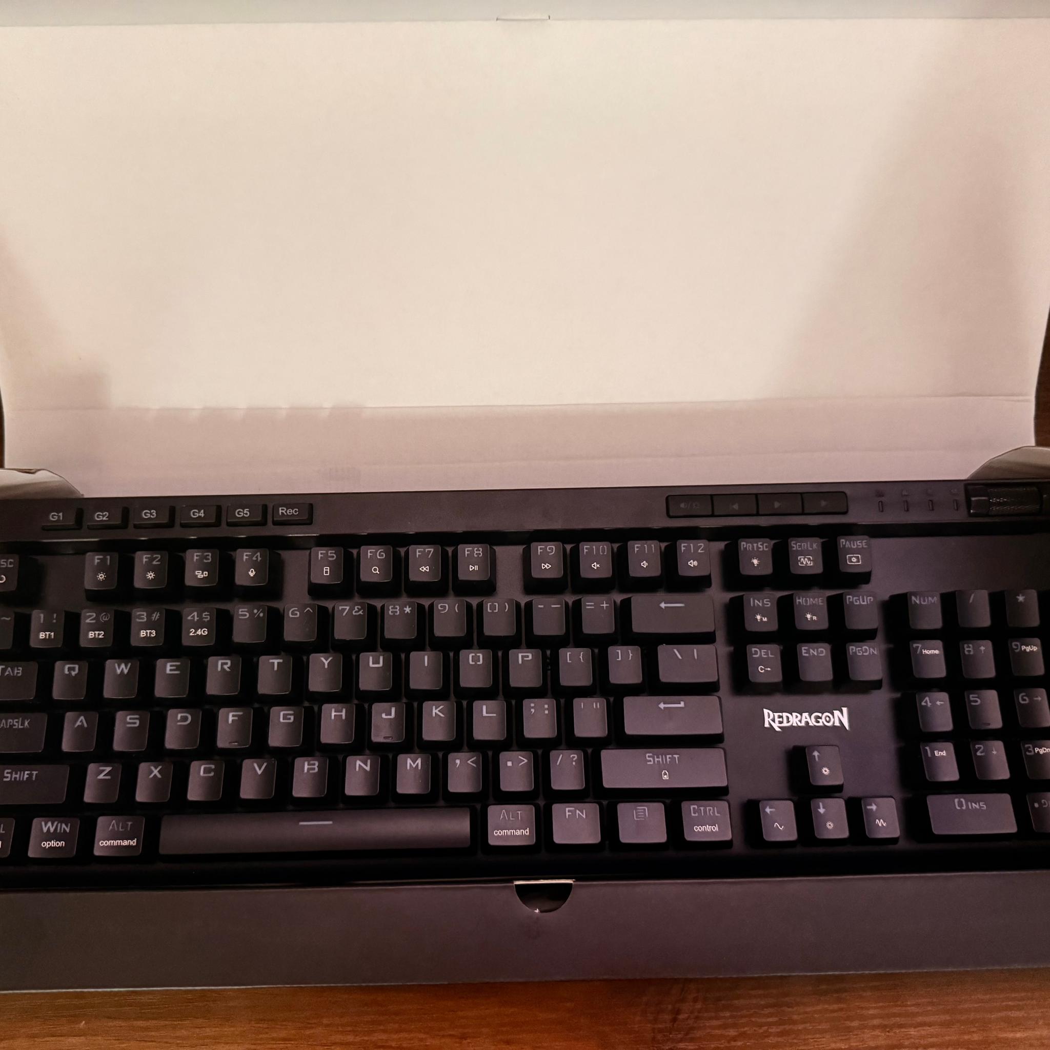 Redragon K580 PRO Wireless RGB Mechanical Gaming Keyboard  Red Switches