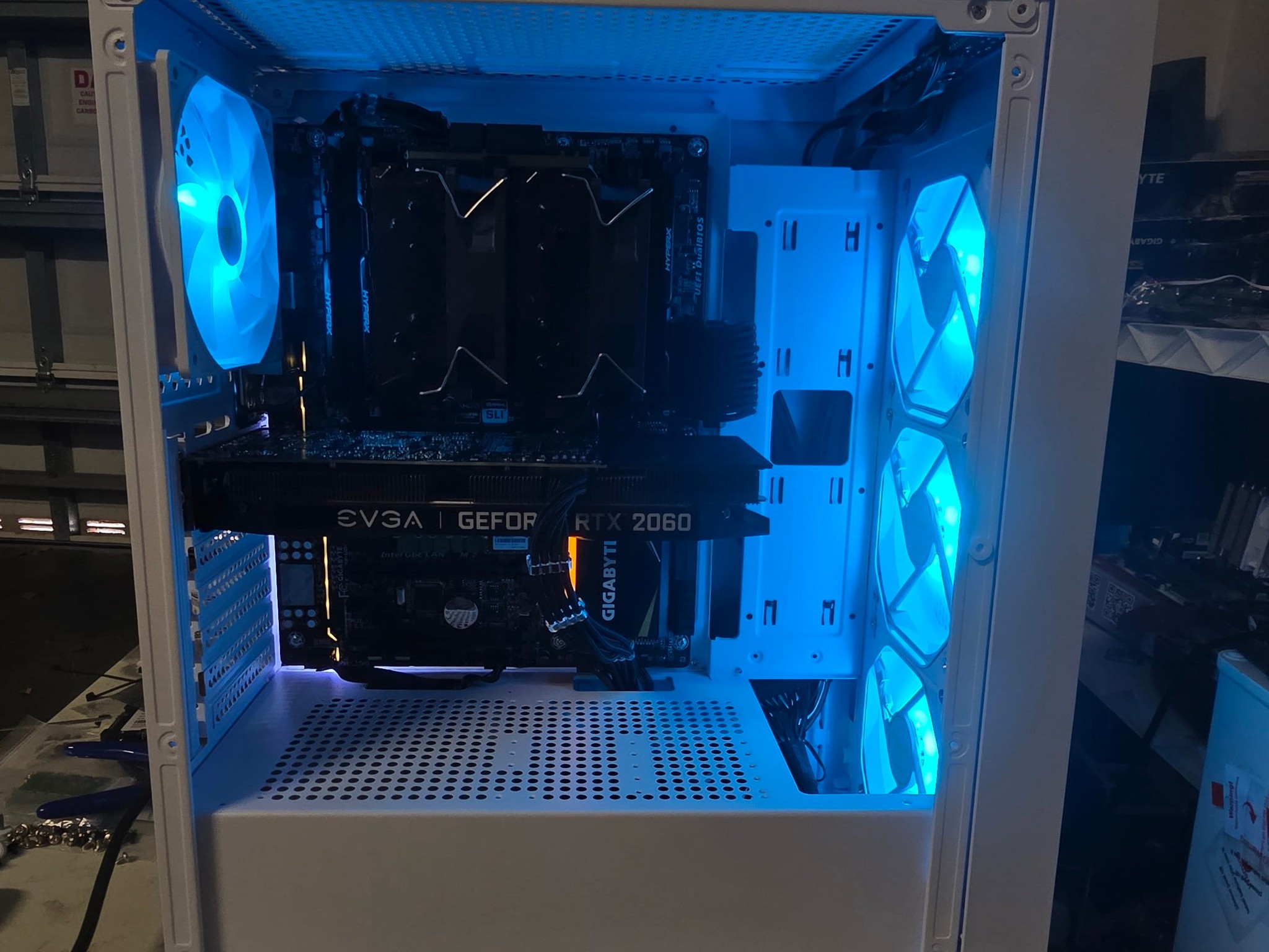 ⚪ White RTX 2060 PC – i7-5820K | 16GB DDR4 | 512GB NVMe | 1440p Capable