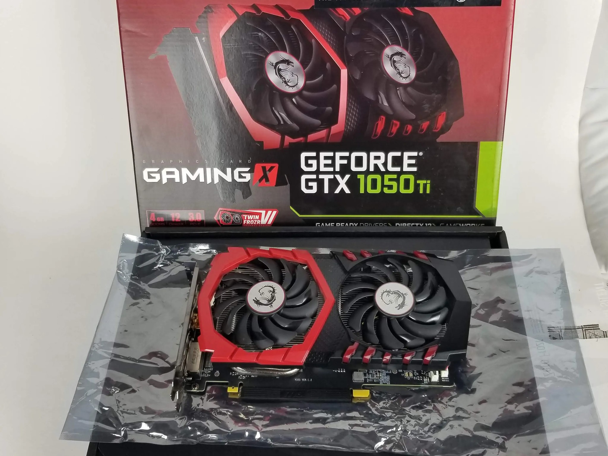 MSI NVIDIA GeForce GTX 1050 TI 4GB GDDR5 Graphics Card