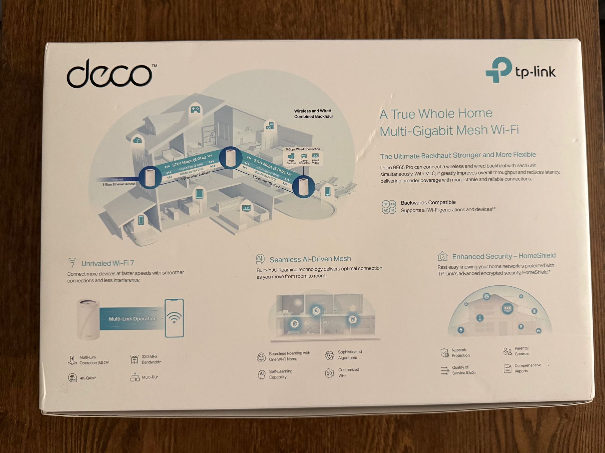 DECO Wi-Fi 7 BE11000 Tri-Band Whole Home Mesh System