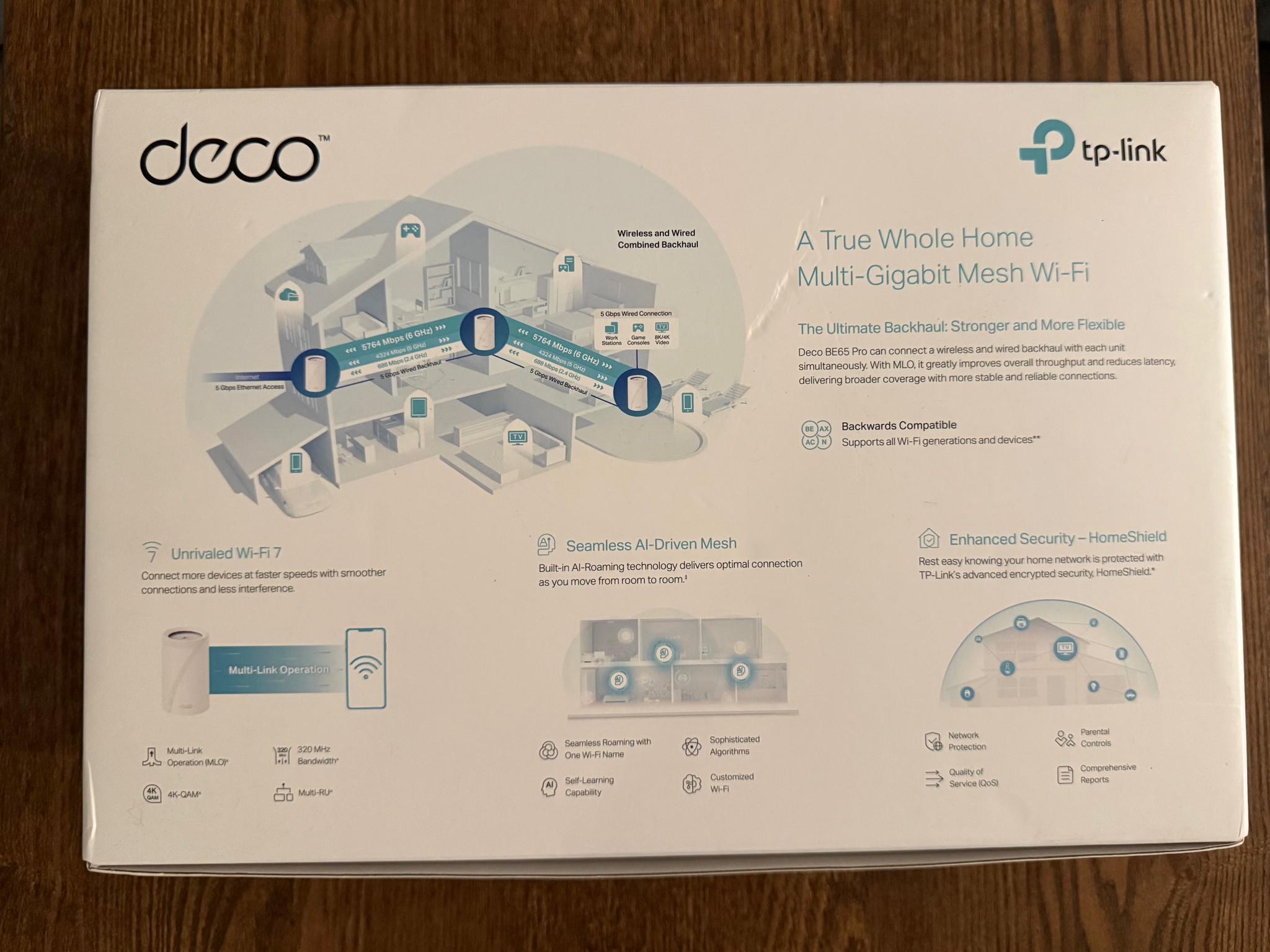 DECO Wi-Fi 7 BE11000 Tri-Band Whole Home Mesh System