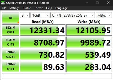 Corsair MP700 PRO 4TB PCIe Gen5 NVMe SSD | 12,000+ MB/s | Box Included