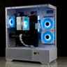 ⚪🔵  Gaming PC - RTX 5060 - Ryzen 5 5600XT - 32GB Ram - 1TB NVMe SSD - Digital Display 🔵⚪