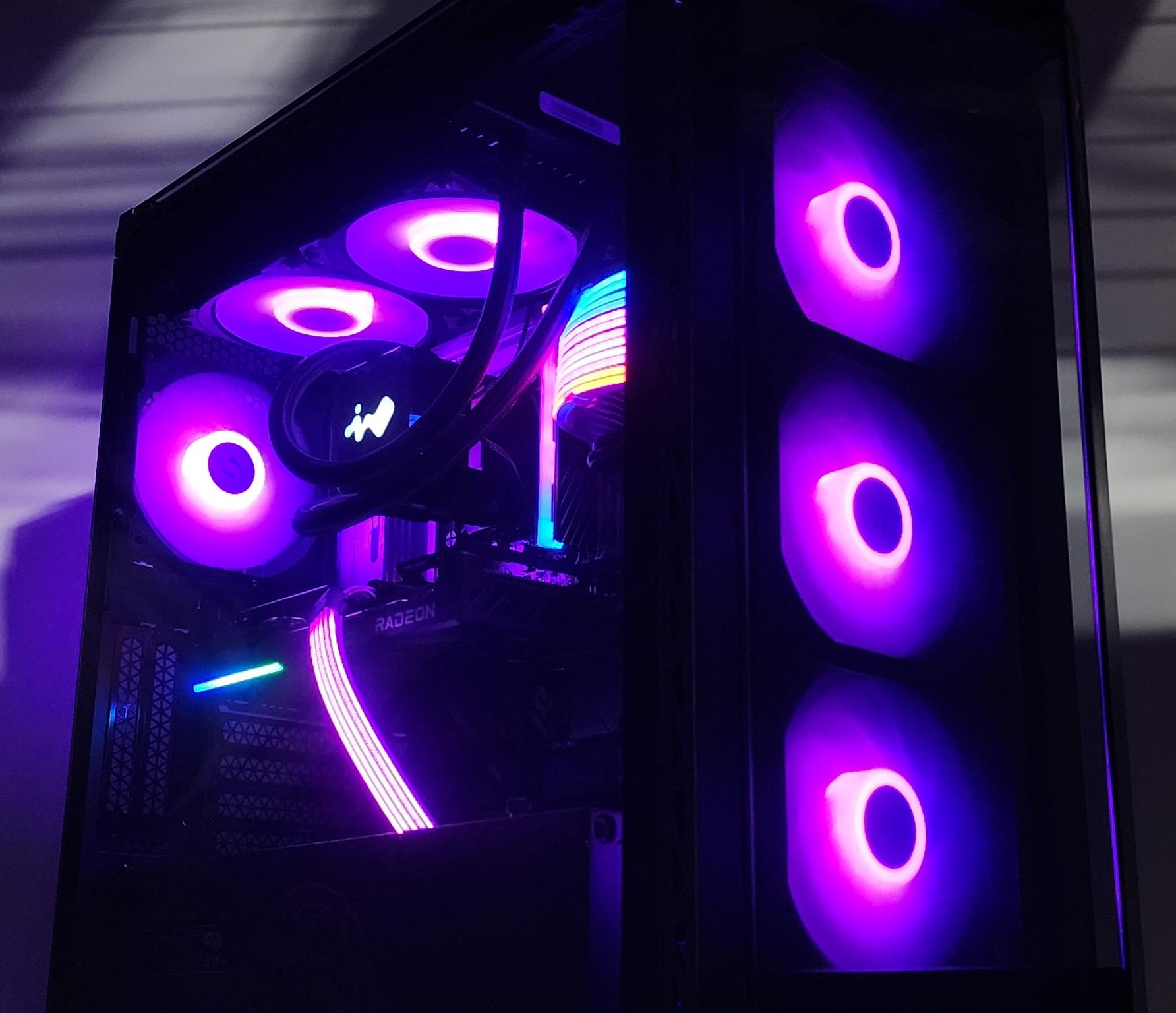 Gaming PC Ultra 5 250KF 16GB RAM 1TB SSD RX 9060 XT 16GB Windows 11 Computer