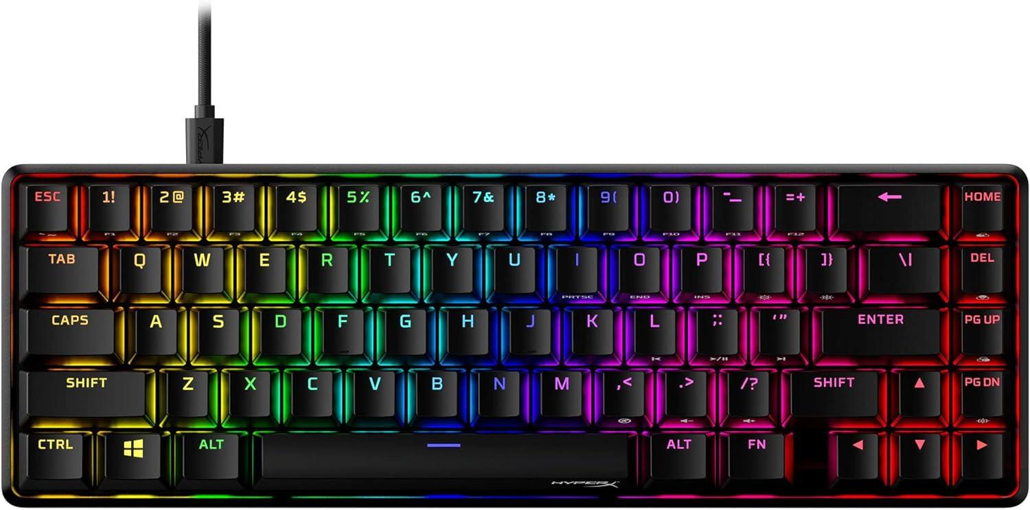 HyperX Alloy Origins 65 Mechanical Keyboard - Red Linear - NEW