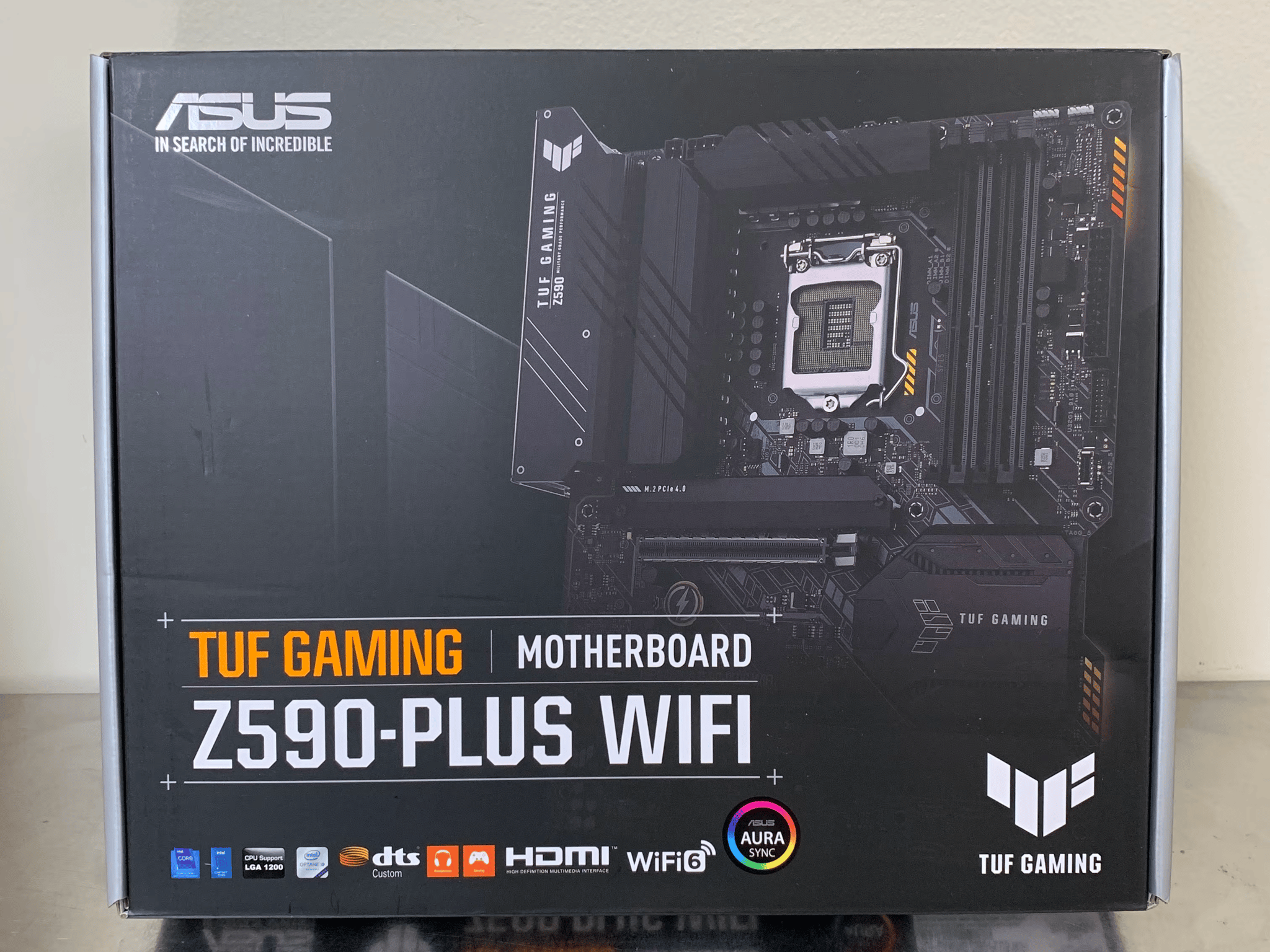 ASUS TUF GAMING Z590-PLUS WIFI (LGA 1200) ATX gaming motherboard