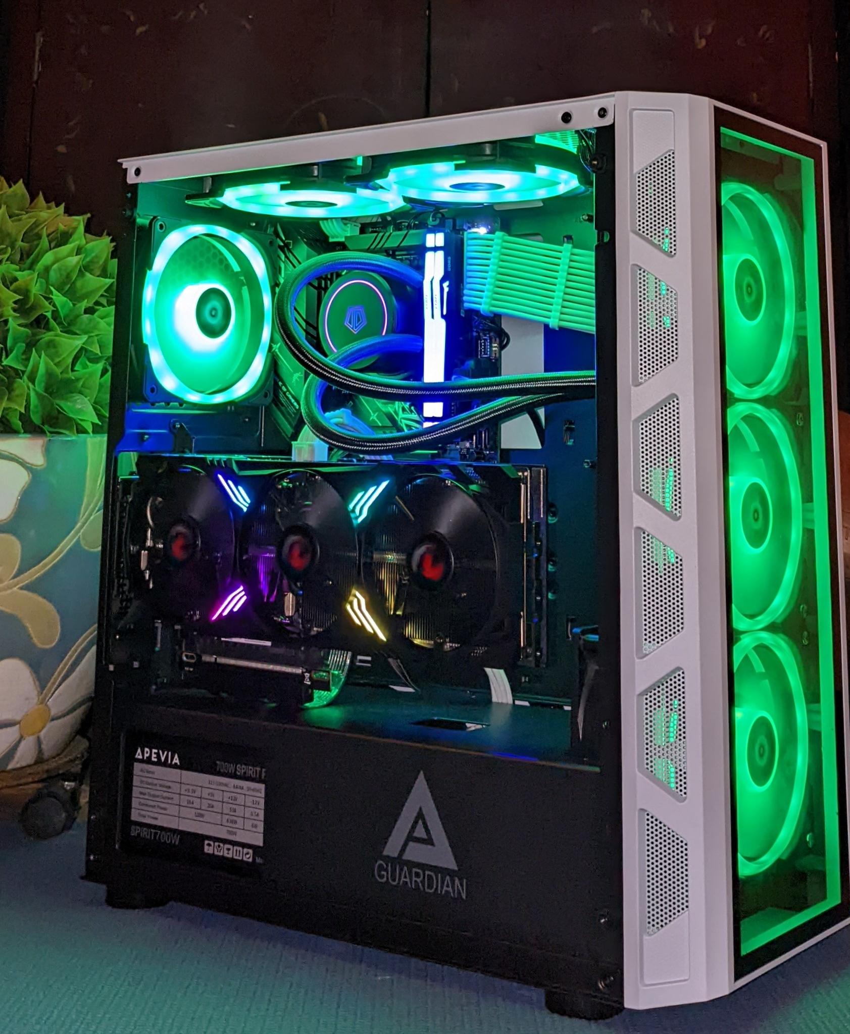 ⚪️Pro Gaming PC| RTX 4070 12GB| 12th Gen I5| 16GB DDR5 RAM@5600MHz| 3TB NVMe/SSD| Windows 11 Pro