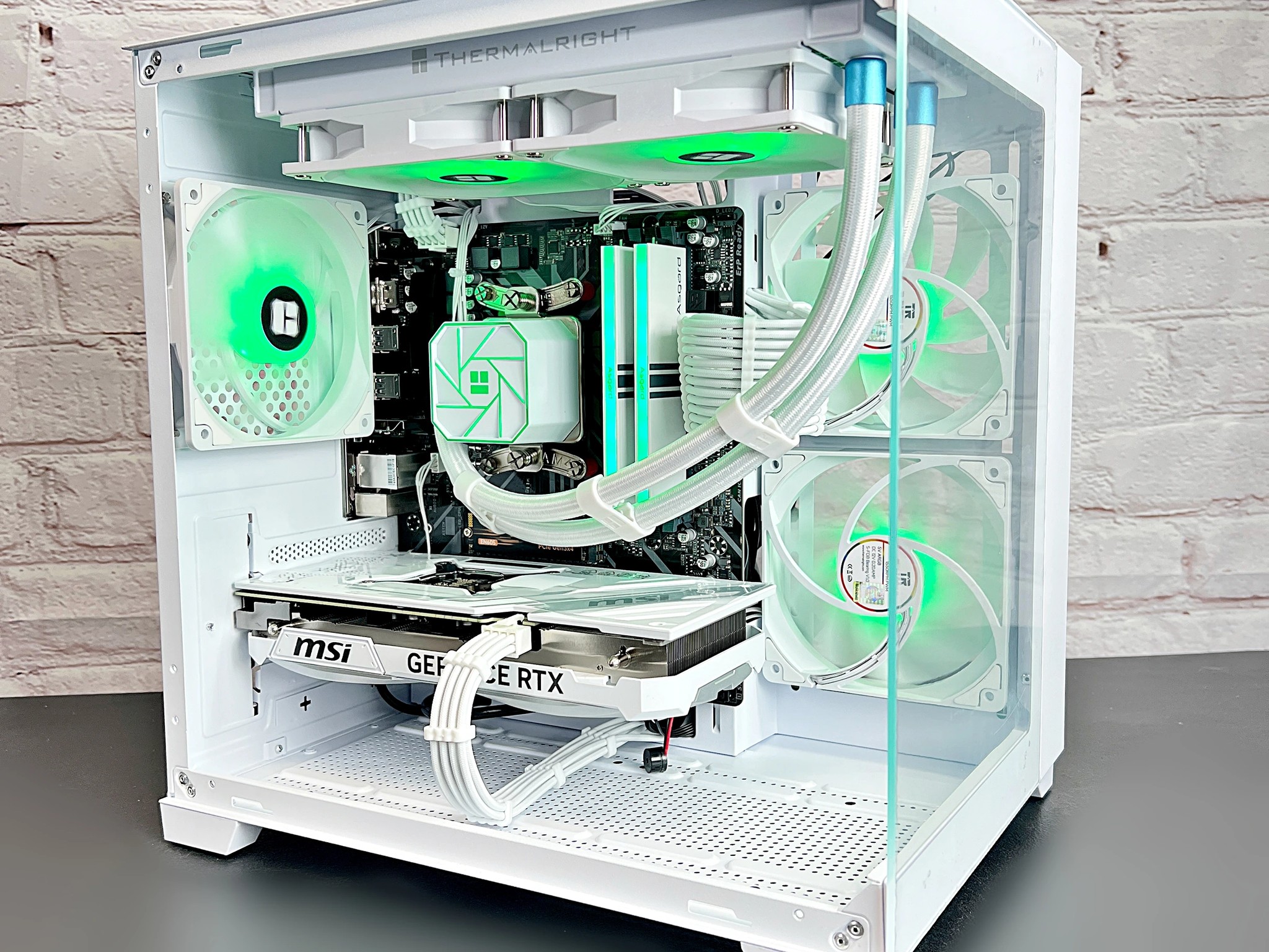 Liquid Cooled RTX 4070 Ryzen 5 5600X 16GB RAM 1TB M.2 Win 11 Gaming PC