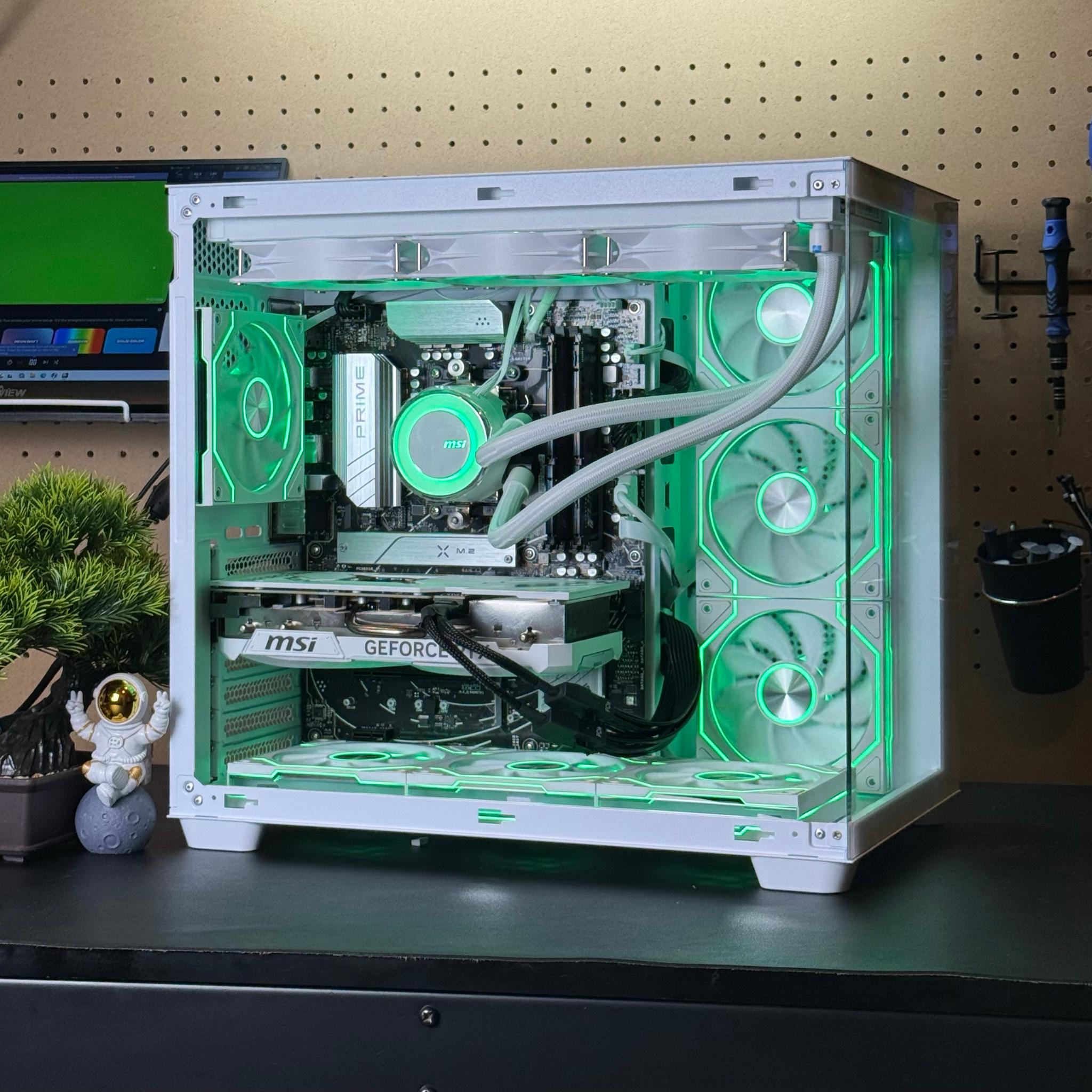 All White Gaming PC | RTX 4070 Ti Super | Ryzen 9 7950x | 32GB DDR5 RAM | 2TB | Windows 11