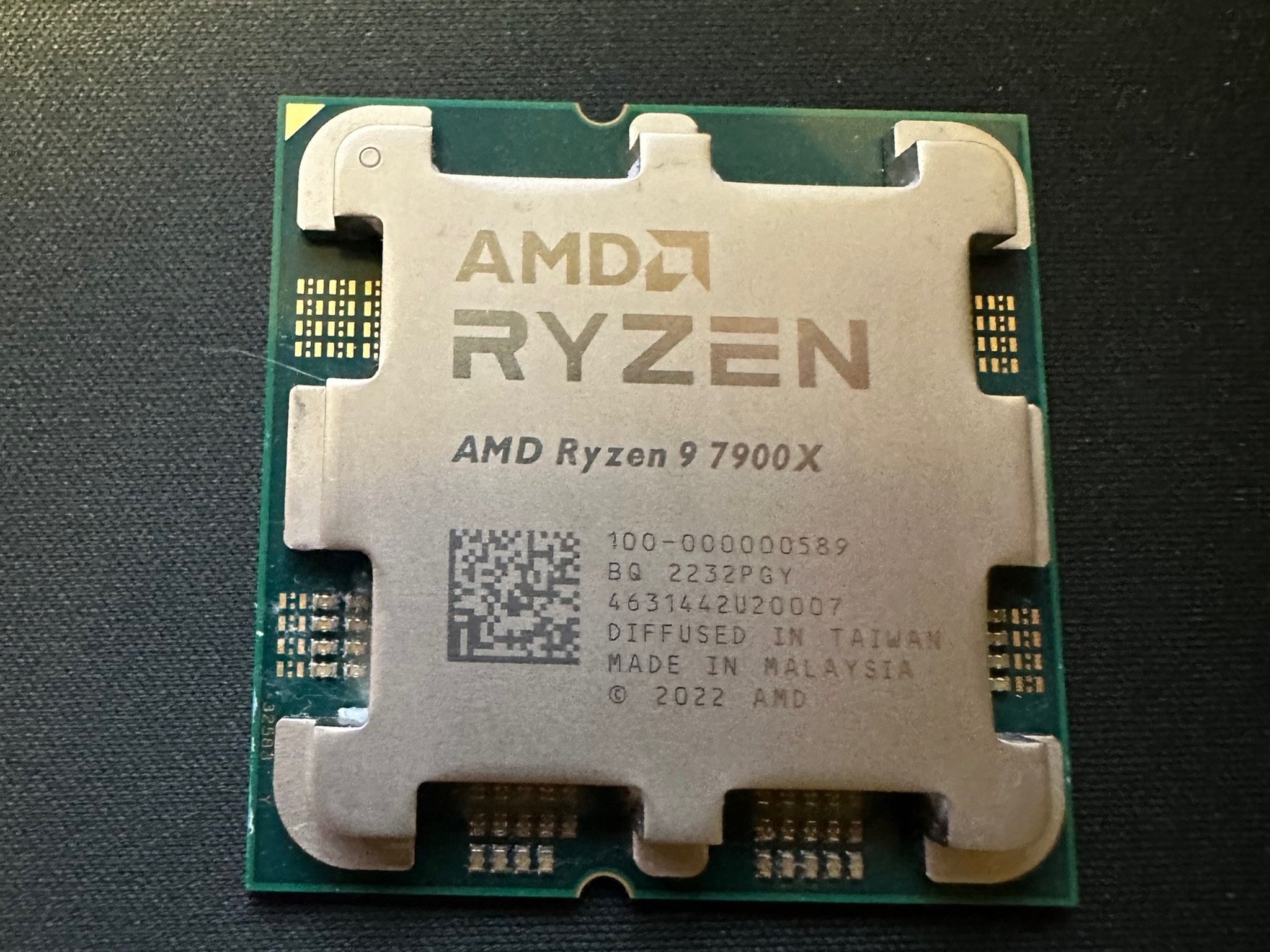 AMD Ryzen 9 7900X - Lightly Used - No Box