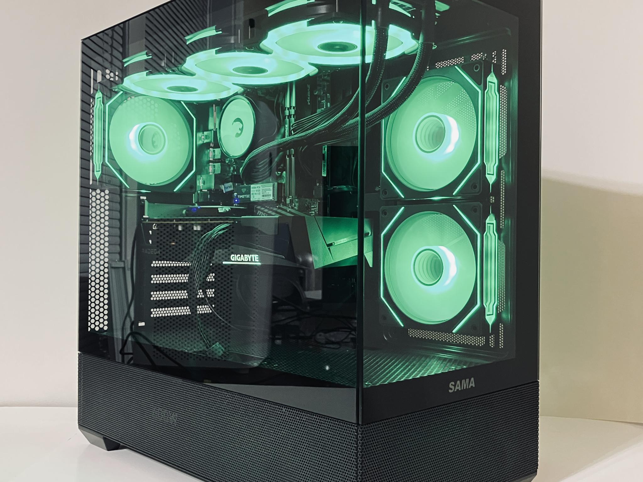 ⚡Best Value Liquid Cooled Gaming PC - RX 7600 8GB ● Ryzen 5 5500 ● 16GB RAM ● 1TB SSD ● Wi-Fi