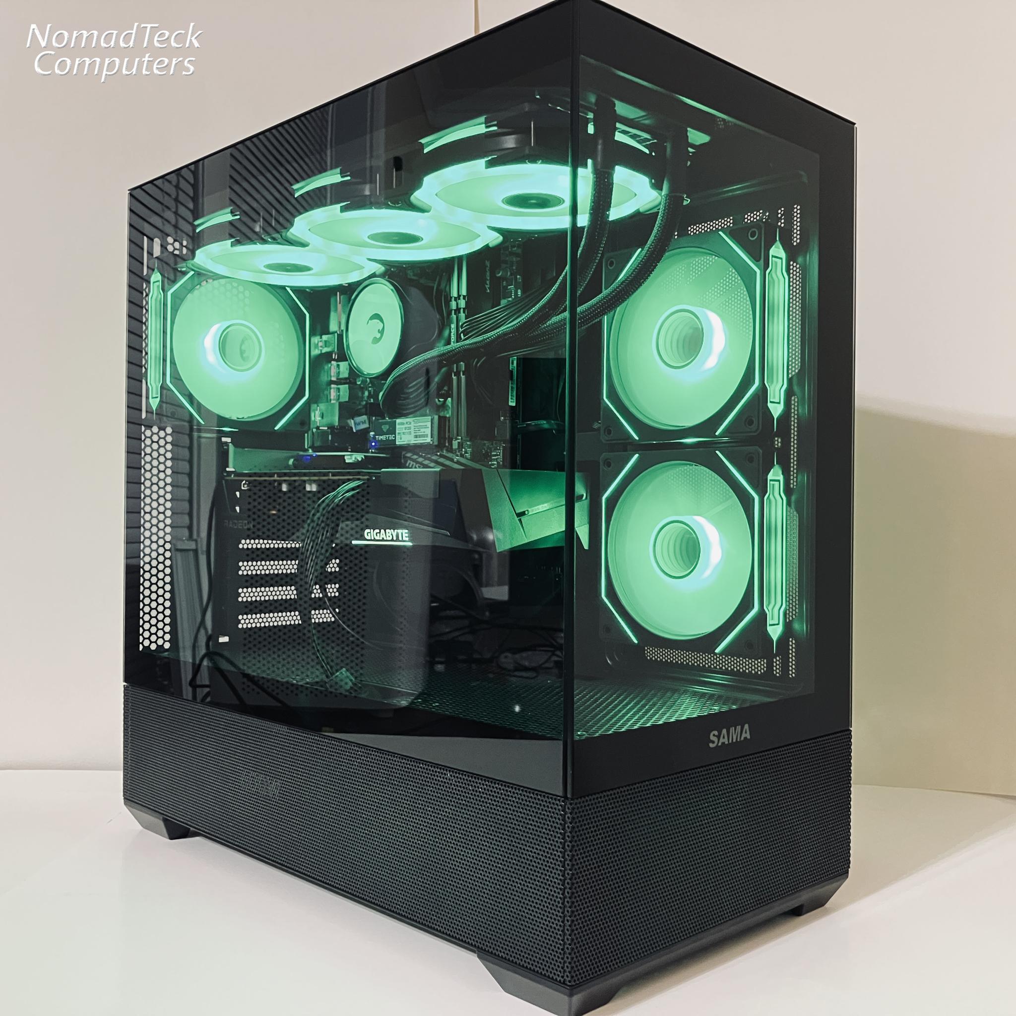 ⚡Best Value Liquid Cooled Gaming PC - RX 7600 8GB ● Ryzen 5 5500 ● 16GB RAM ● 1TB SSD ● Wi-Fi