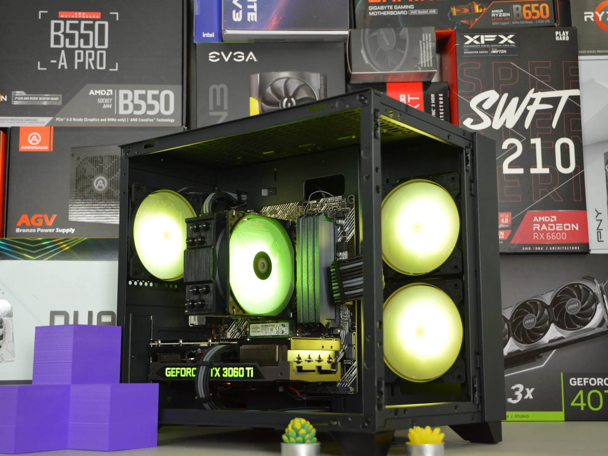 ⚗️⚗️| RTX 3060 Ti 8GB | RYZEN 5 5600 | 32GB DDR4 RAM | 1TB NVME SSD | Acid Vat |