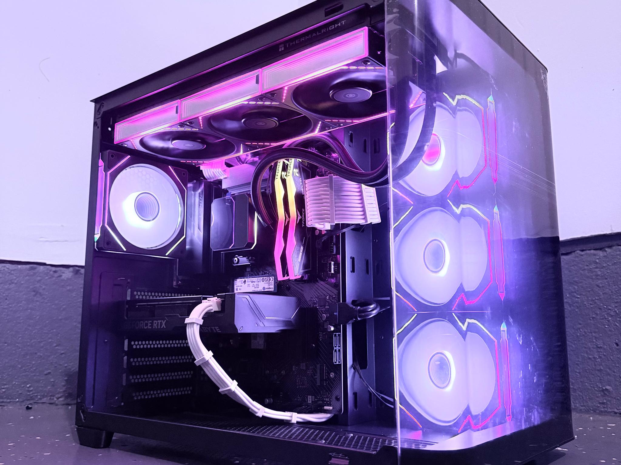 🌈"Astral Neon"⚫️ | 1440p + AI | i7 14700KF | RTX 4060 Ti 16GB| 32GB DDR5 | 2TB SSD | Free Shipping