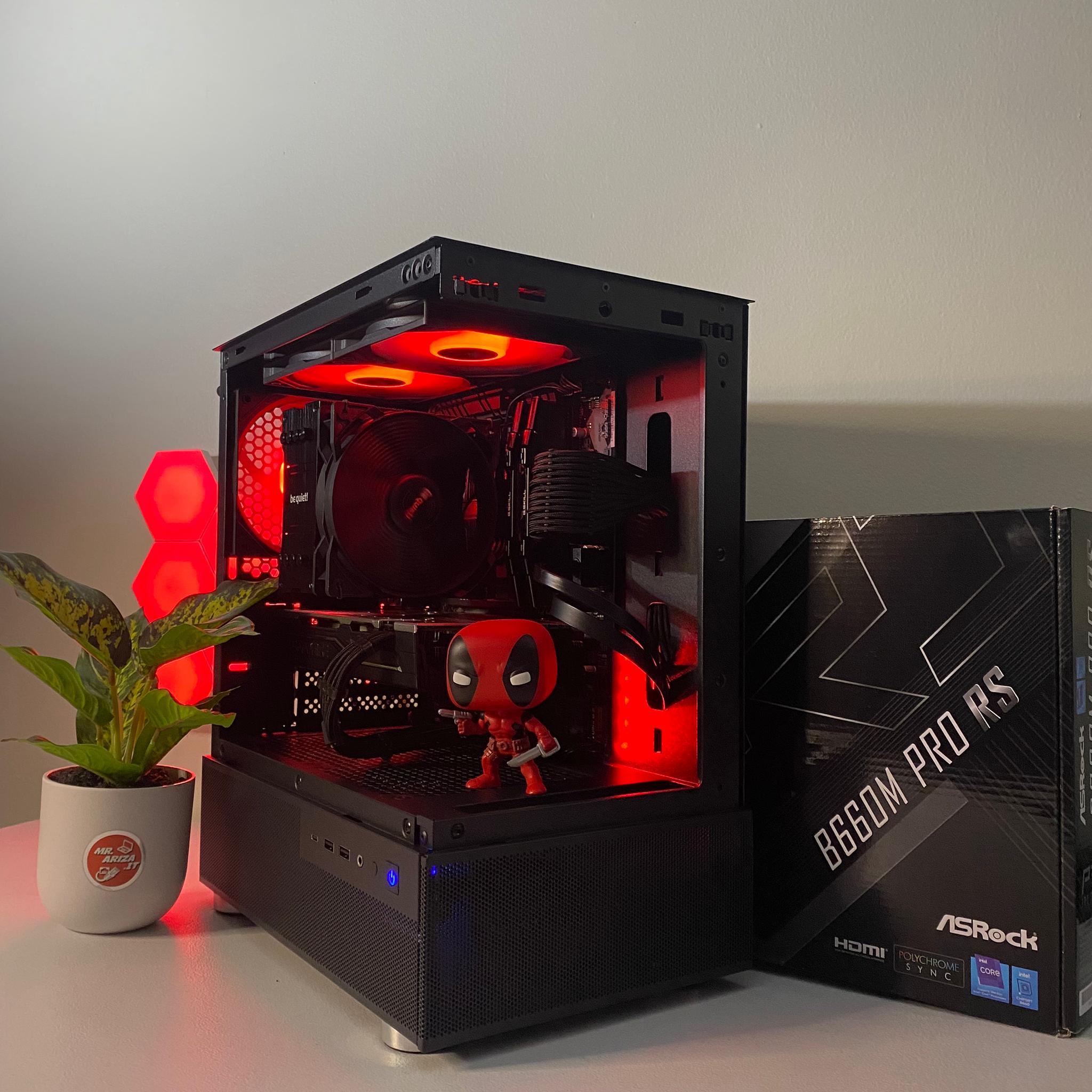 🖥️ Labor Day Sale !!!! i3 13100F / 16GB / 512GB / RX 580 8GB - Black Phoenix Gaming PC