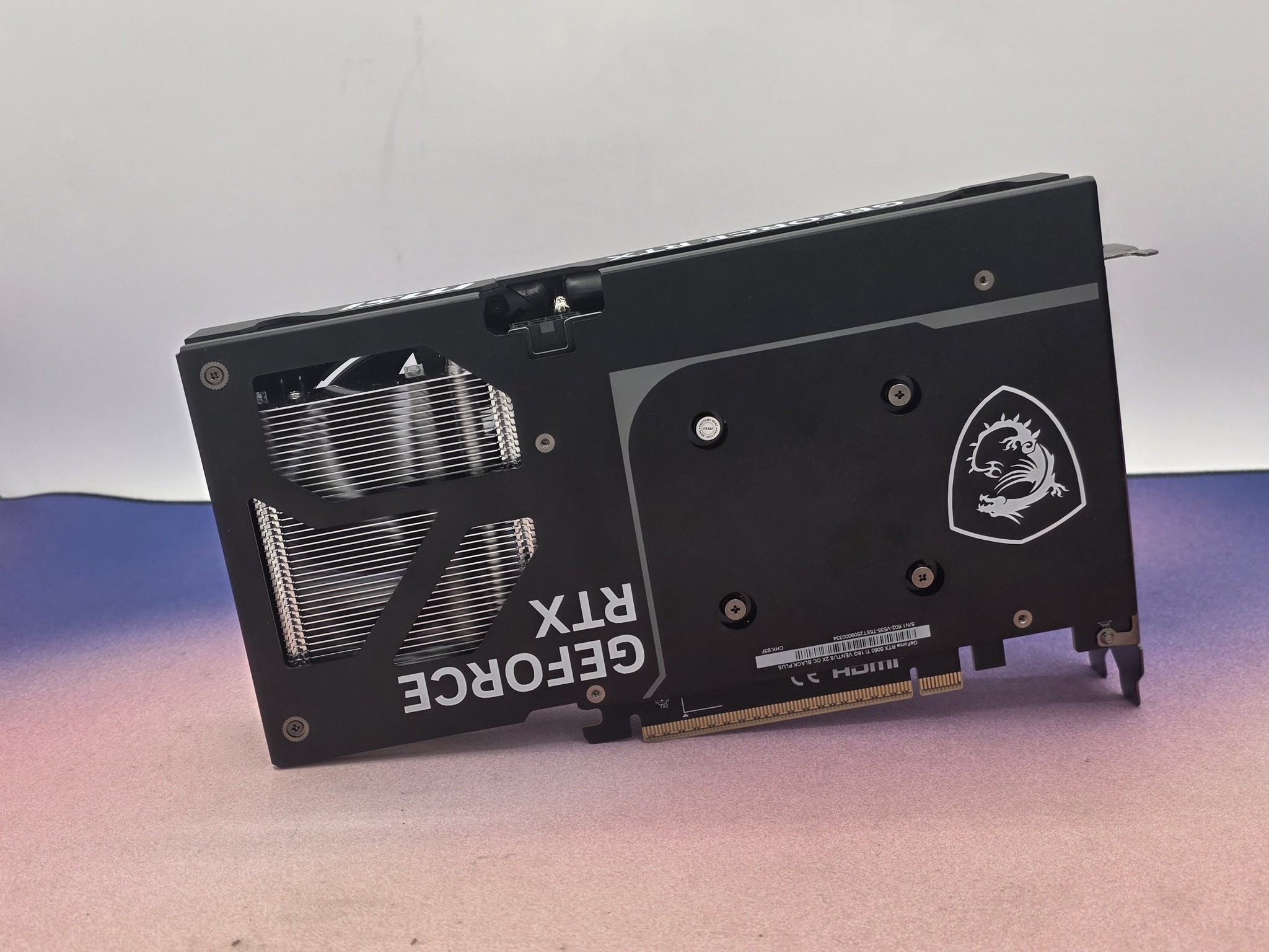 MSI VENTUS 2X OC BLACK GeForce RTX 5060 Ti 16GB