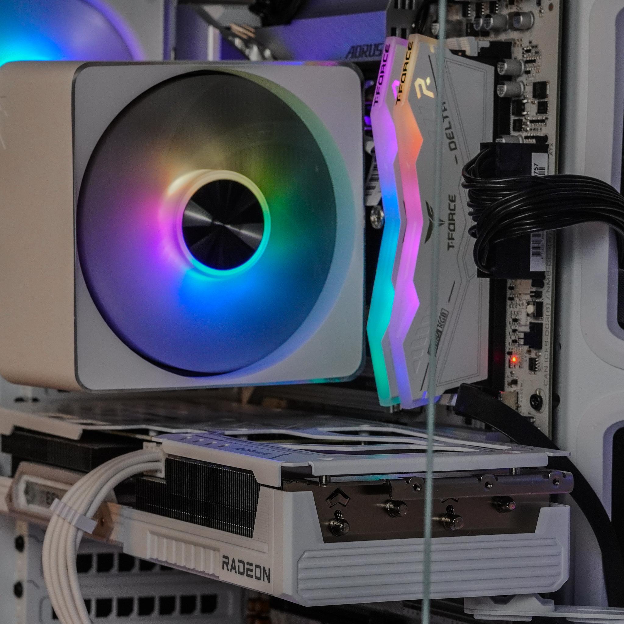 EXT Glacies 70X - Ryzen 7 7700X, RX 9060 XT 16GB, 16GB DDR5 Ram, 1TB SSD (V1)