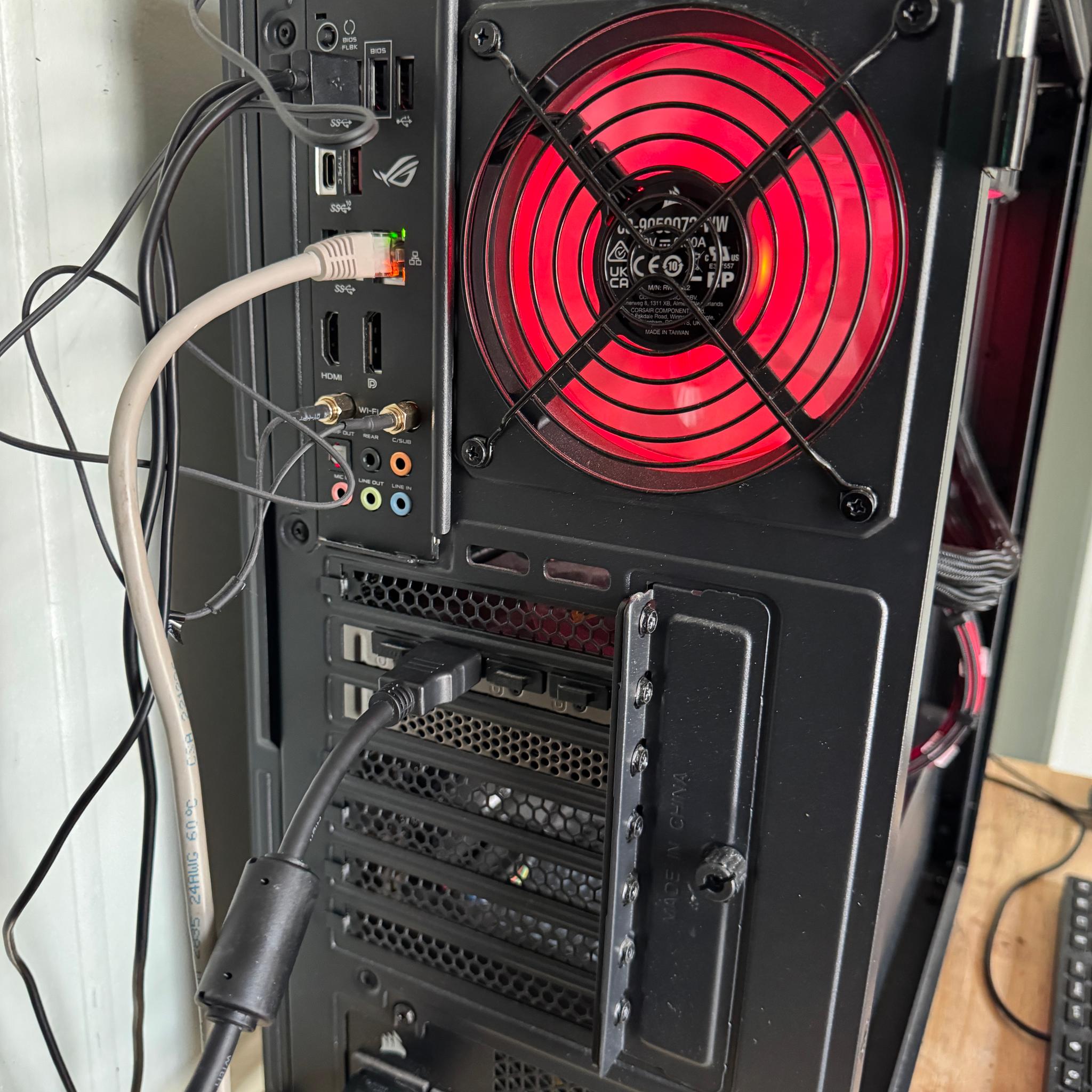 Great 1440P Gaming PC, Ryzen 7 5700X, 32gb of ram, 4TB total NVMe Storage, Radeon RX 6750 XT 12gb