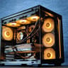 🌃🦇The Dark Knight 🦇Liquid Cooled Gaming PC🦇Nvidia RTX 4070 Ti 12GB🦇AMD Ryzen 7 7700🦇32GB DDR5