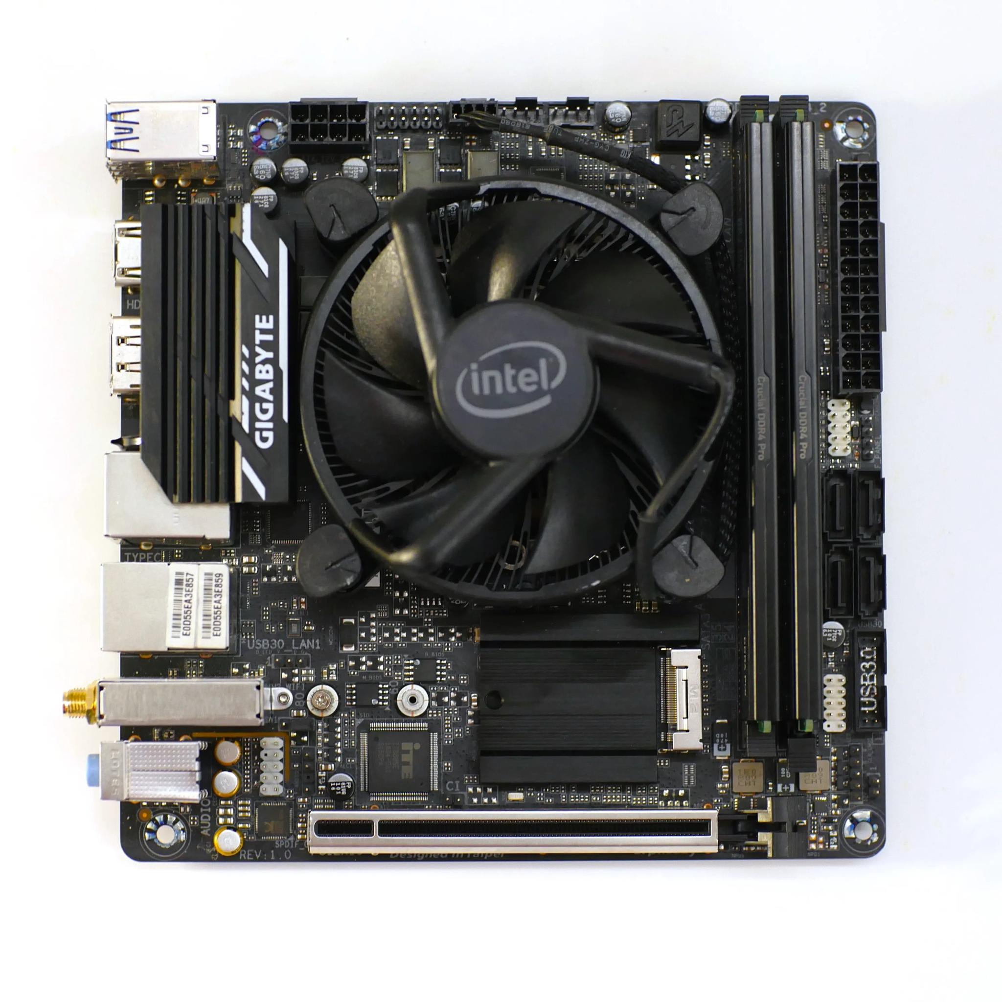 Gigabyte Z370n ITX WIFI Motherboard | I5 9400f | 32GB DDR4 crucial 3200MHz | one RAM slot is bad