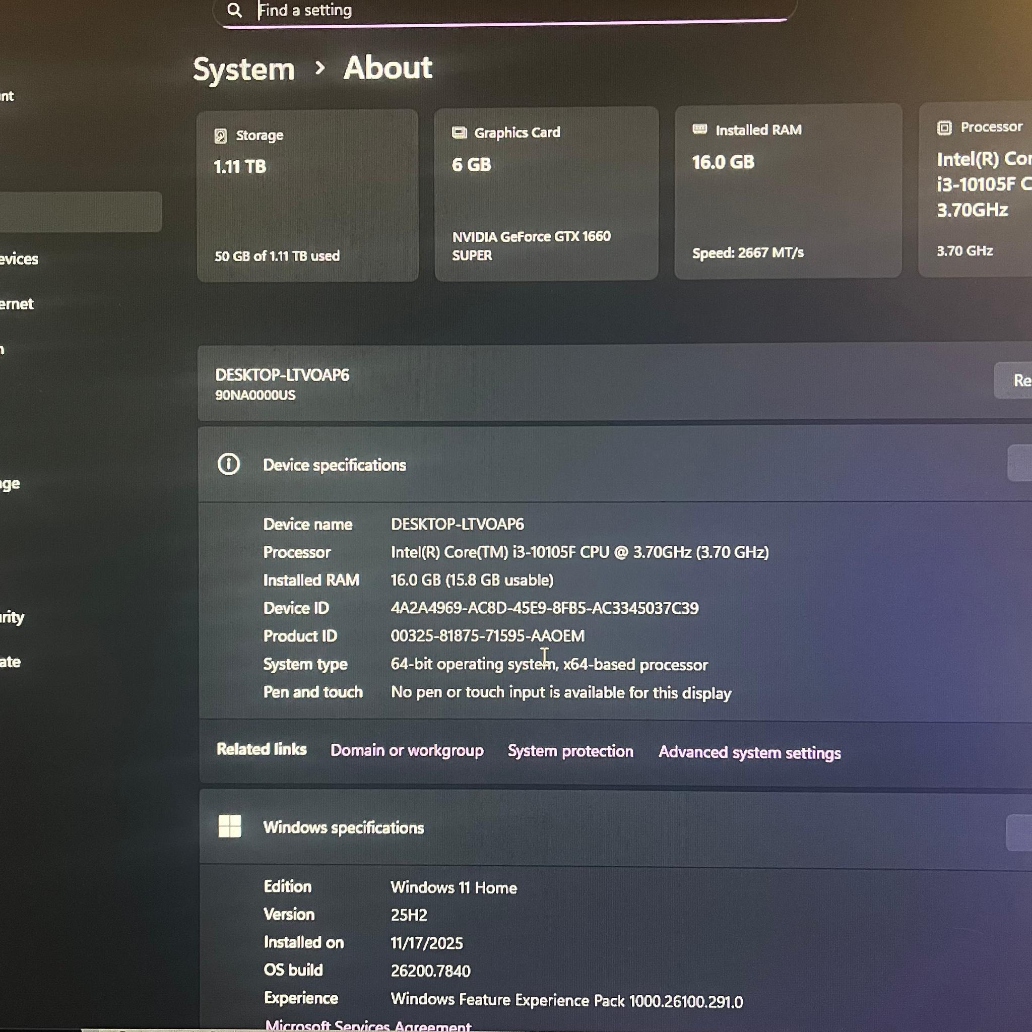 Budget Gaming PC | i3-10105F | GTX 1660 Super | 1TB+ Storage | Windows 11