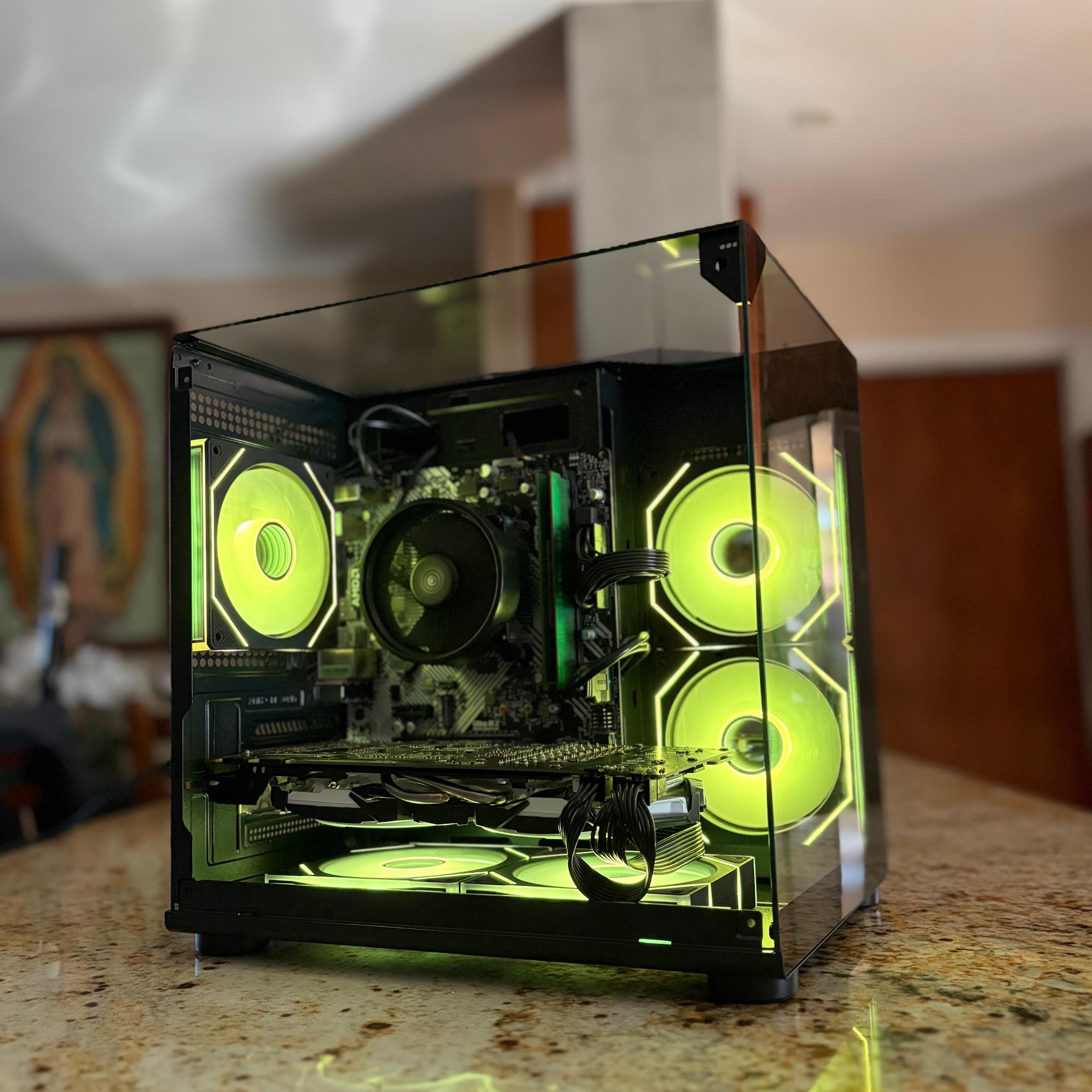 Black Budget Gaming PC | GTX 1080 8GB | RYZEN 5 3600 | 16GB RAM | 1TB SATA SSD | Wi-Fi + BT