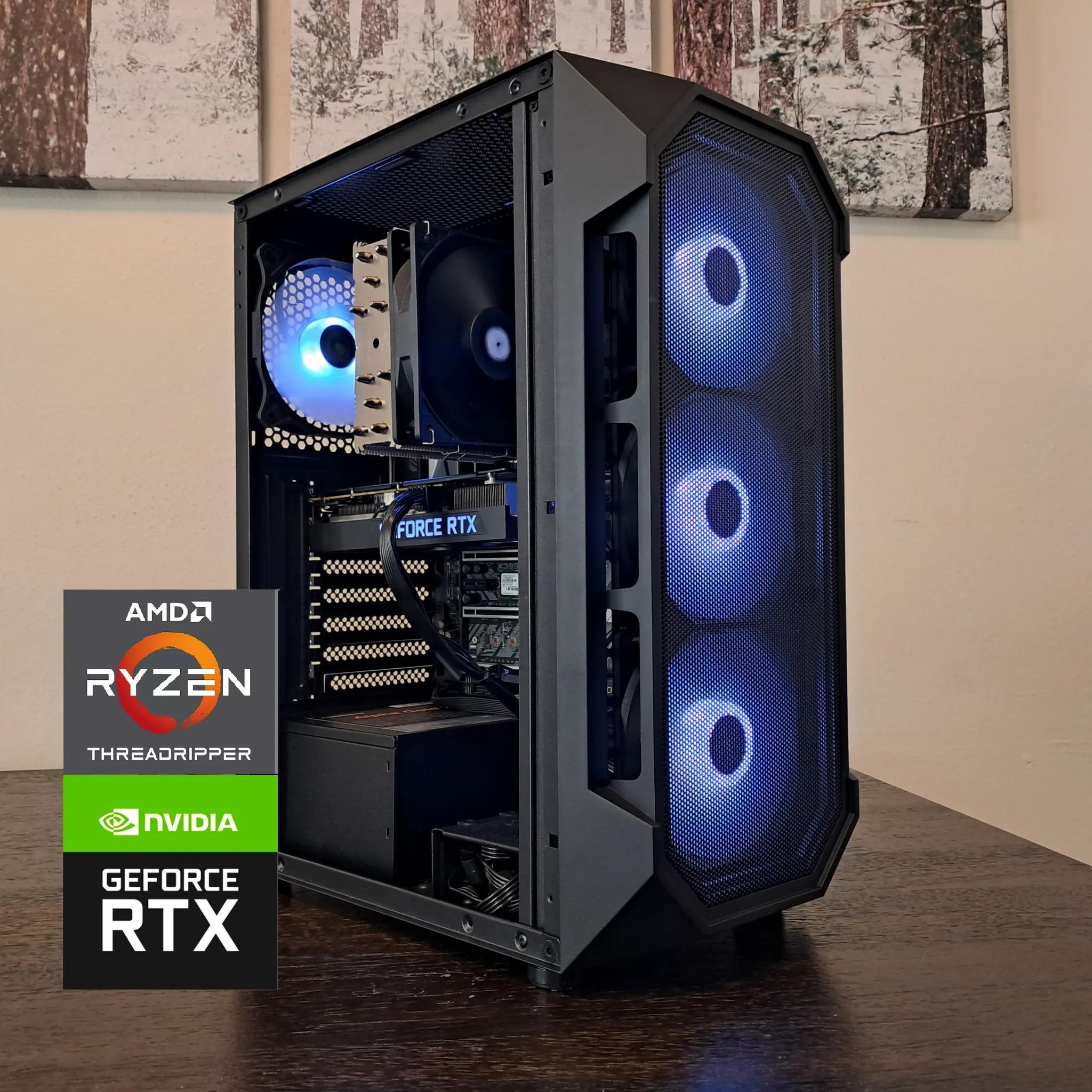 ⚫⚔️1080p Ultra Slayer⚔️⚫ Nvidia RTX 3060 Ti | AMD Threadripper 1900X | 1TB SSD | 32GB DDR4