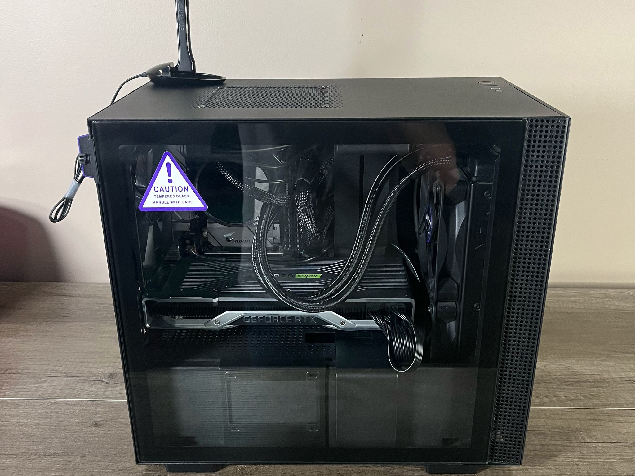 GeForce RTX 2070 Super Custom Gaming PC - Core i7-9700K, 16GB RAM - No Storage