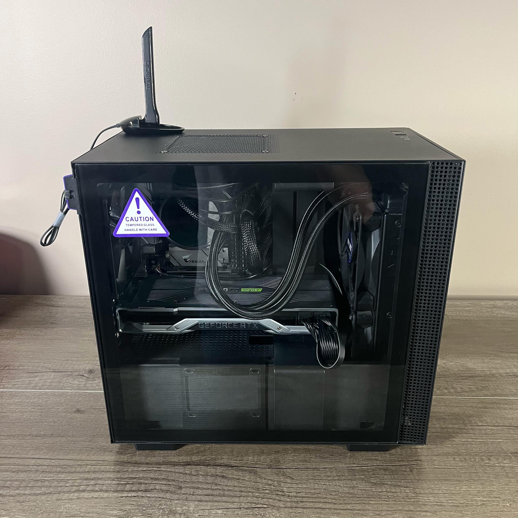 GeForce RTX 2070 Super Custom Gaming PC - Core i7-9700K, 16GB RAM - No Storage