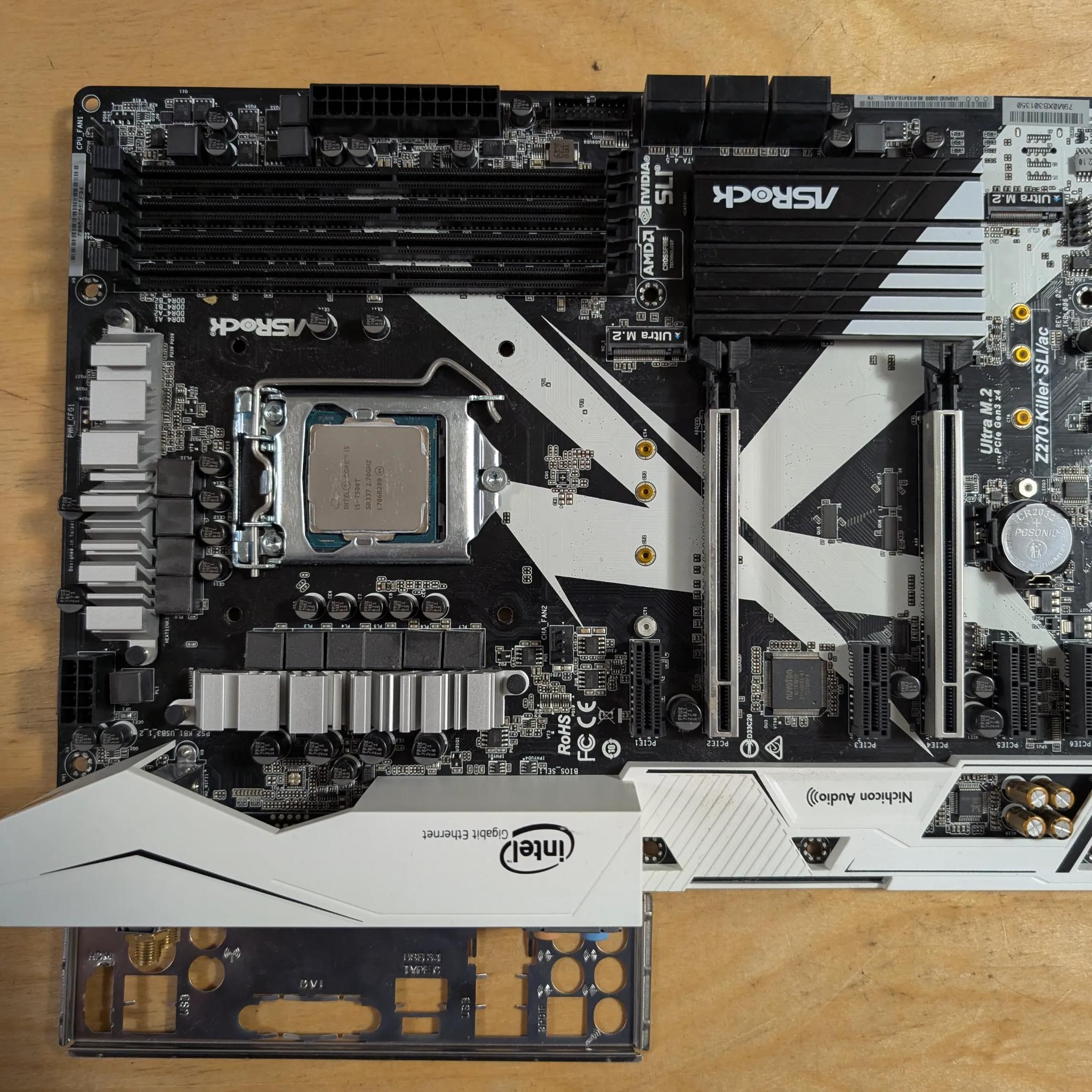 AsRock Z270 / Intel Core i5 7500T