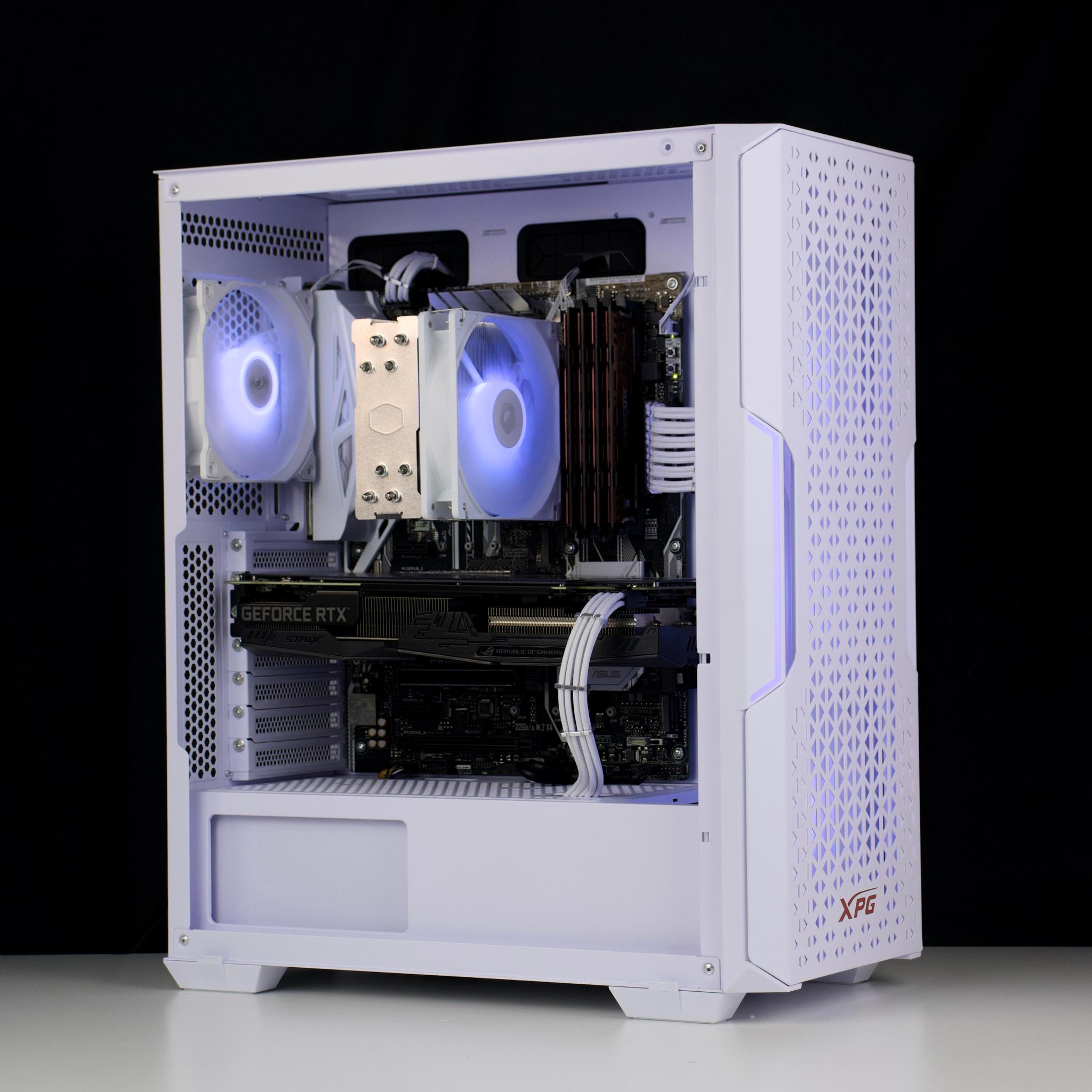🧊❄️🧊 White Gaming PC – RTX 2060, i7 7700K, 16GB RAM, 500GB SSD - WiFi, BlueTooth 🧊❄️🧊