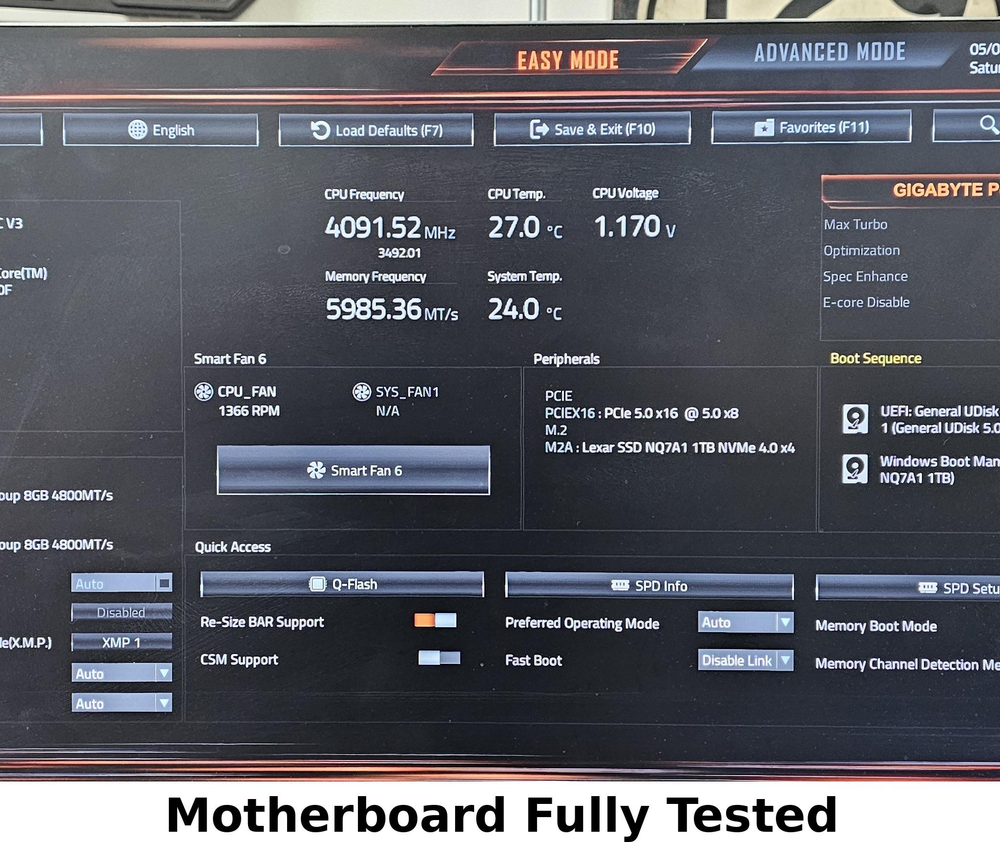 Gigabyte B760M C V3 LGA1700 DDR5 mATX Motherboard