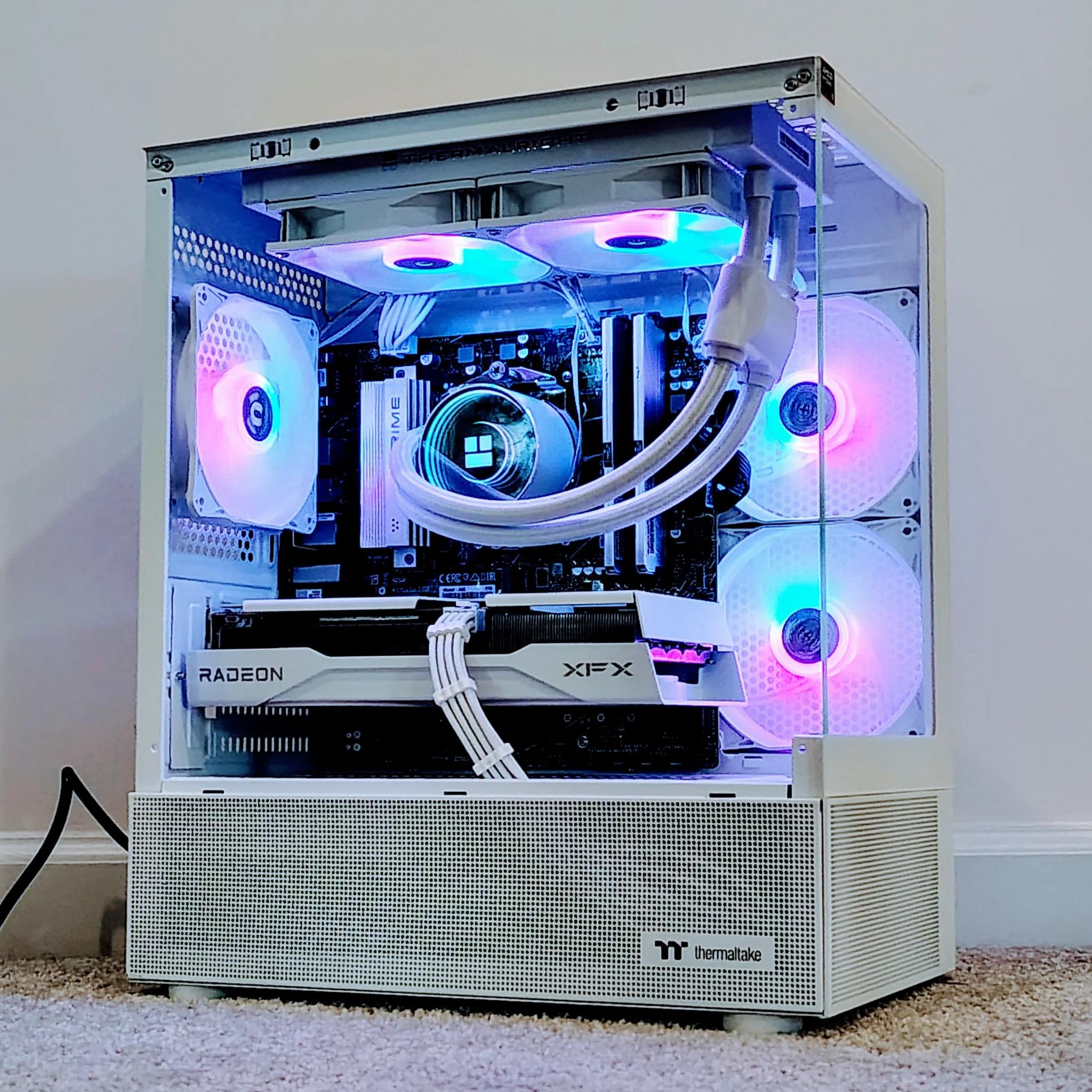 Ryzen 5 9600x / RX 9060XT 32 GB RAM 1TB SSD RGB Gaming/Streaming PC