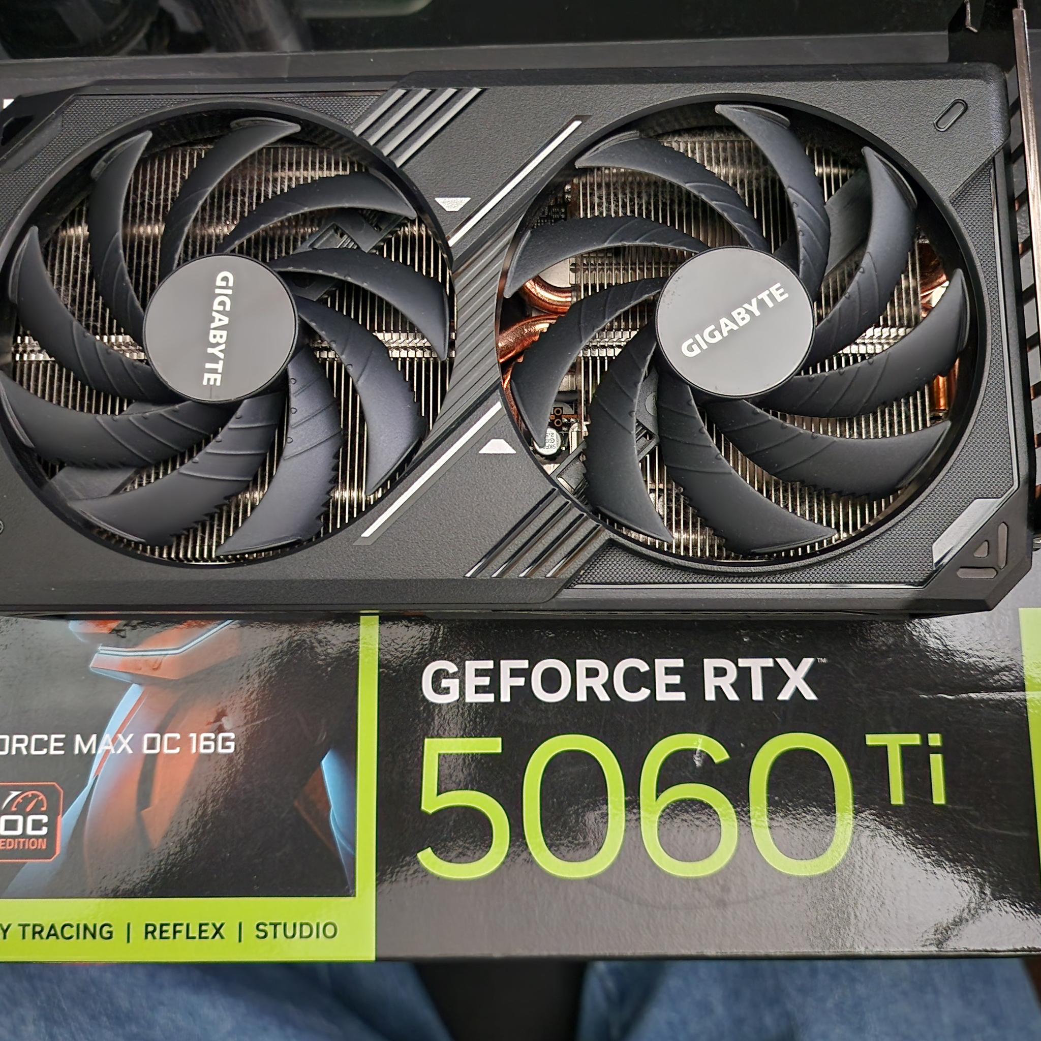 GIGABYTE GeForce RTX 5060 Ti WINDFORCE MAX OC 16GB