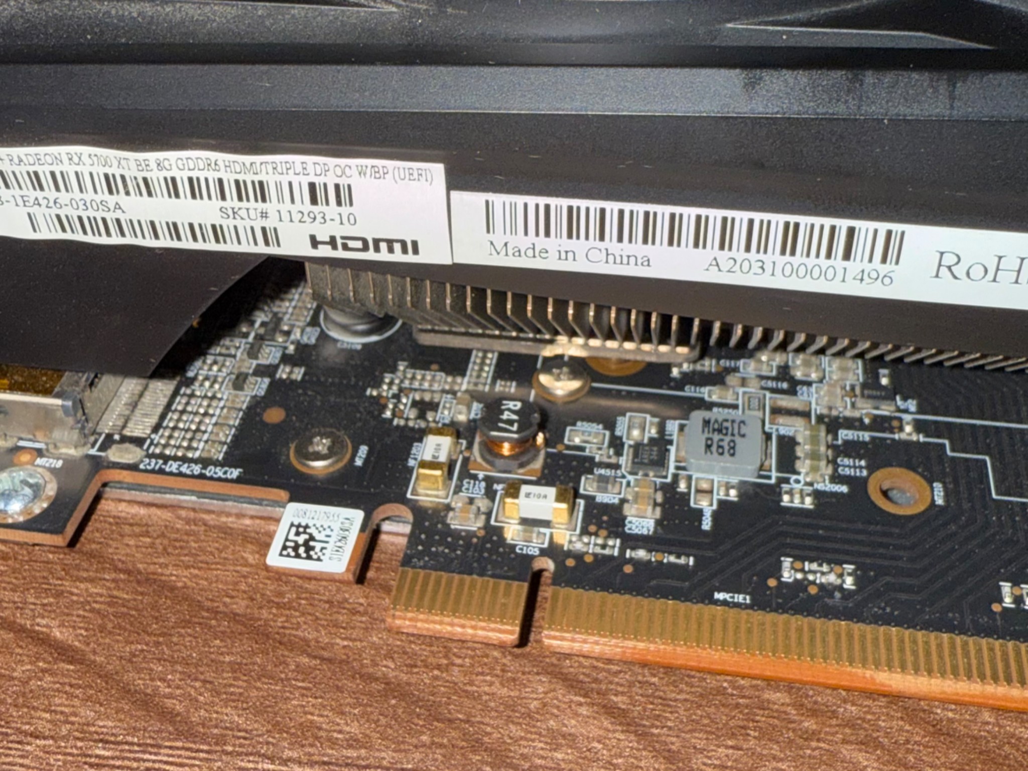 AMD SAPPHIRE NITRO+ RX 5700 XT OC GDDR6 8GB Graphics Card GPU