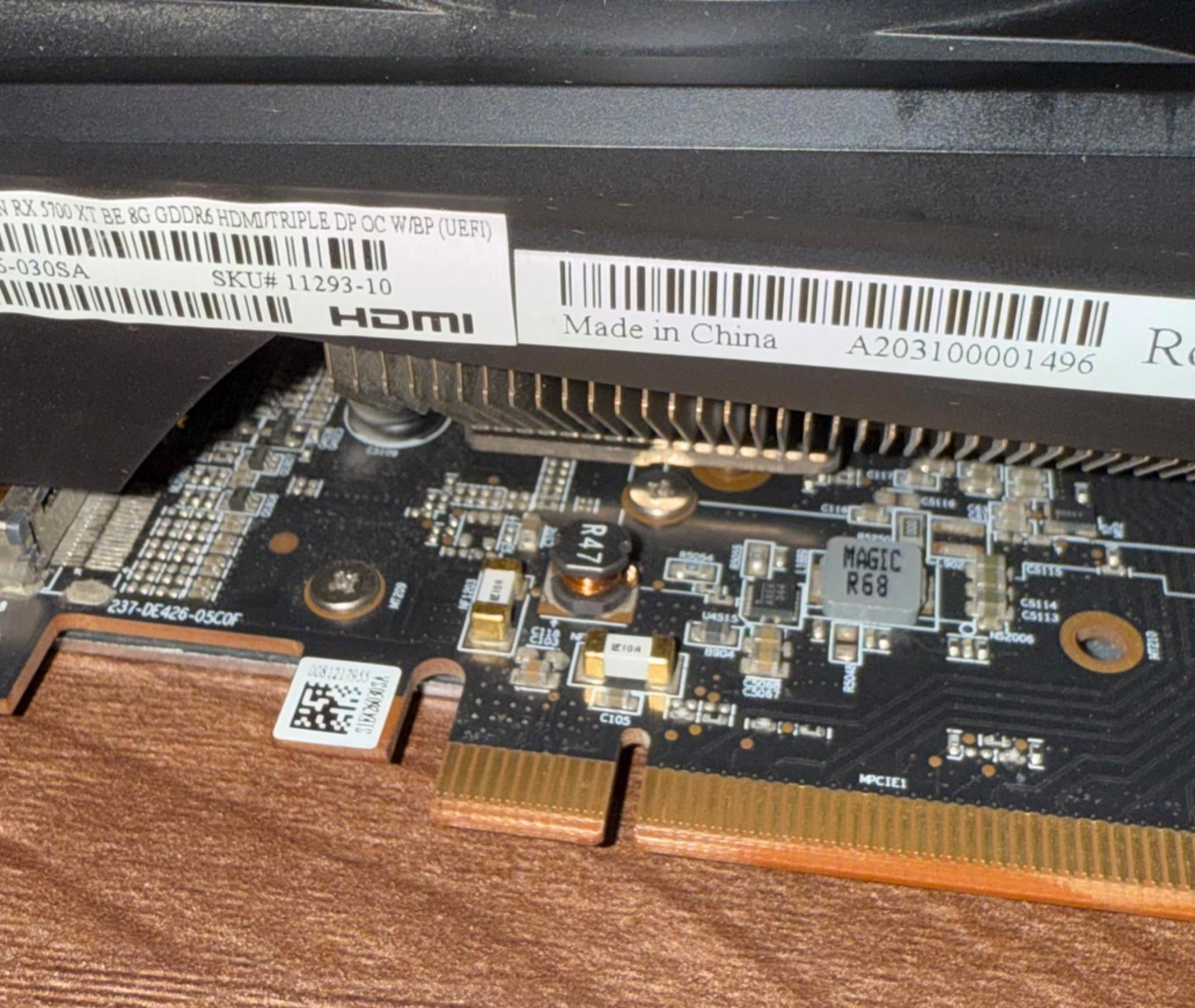 AMD SAPPHIRE NITRO+ RX 5700 XT OC GDDR6 8GB Graphics Card GPU