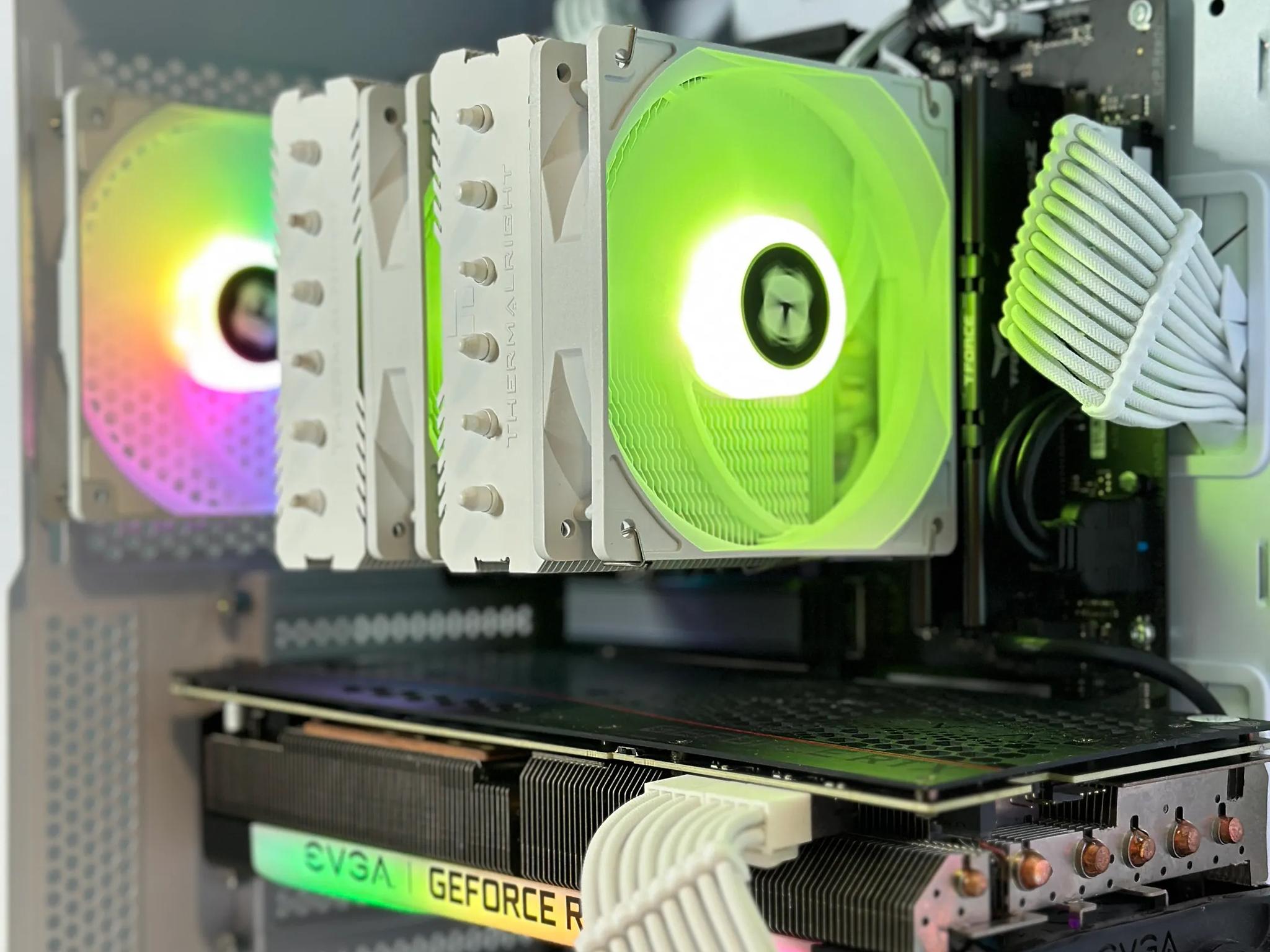 RTX 3070 | Intel i5 12600KF | 32GB RAM | 2TB SSD | Custom White Gaming PC WIFI WIN10