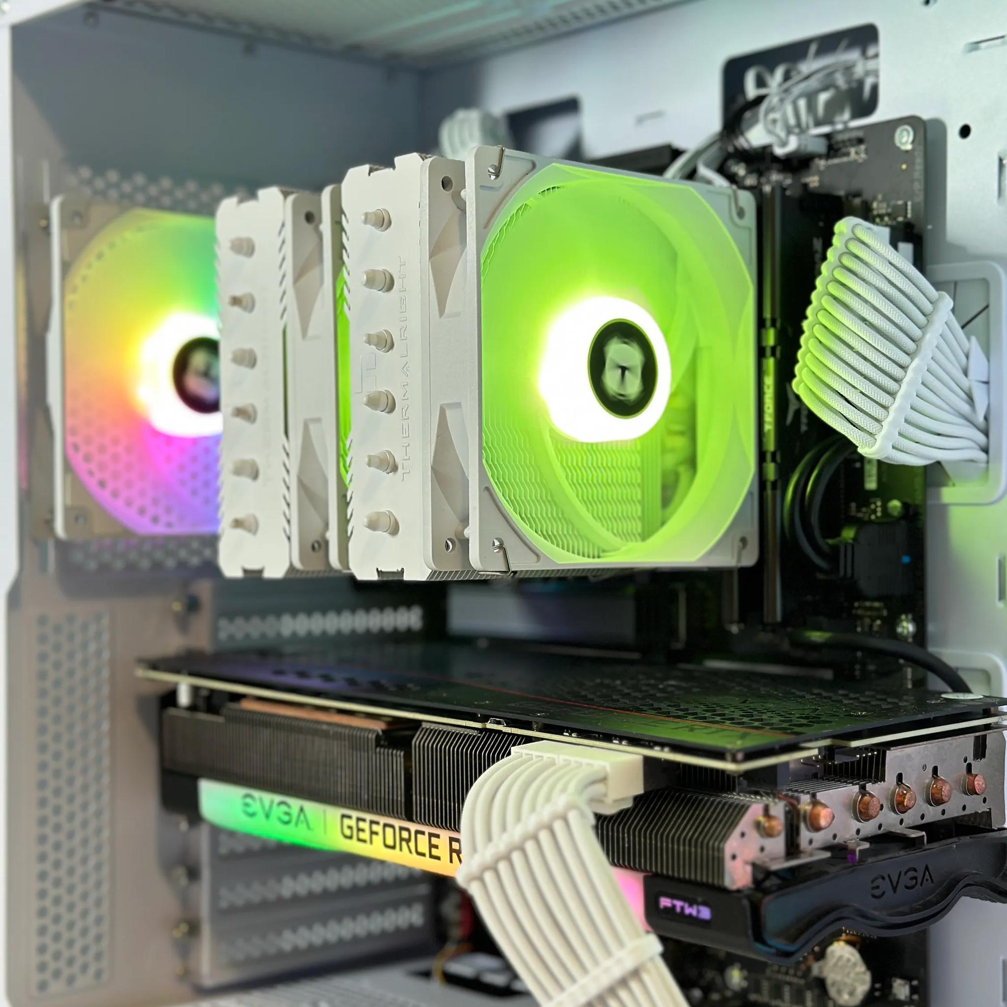 RTX 3070 | Intel i5 12600KF | 32GB RAM | 2TB SSD | Custom White Gaming PC WIFI WIN10