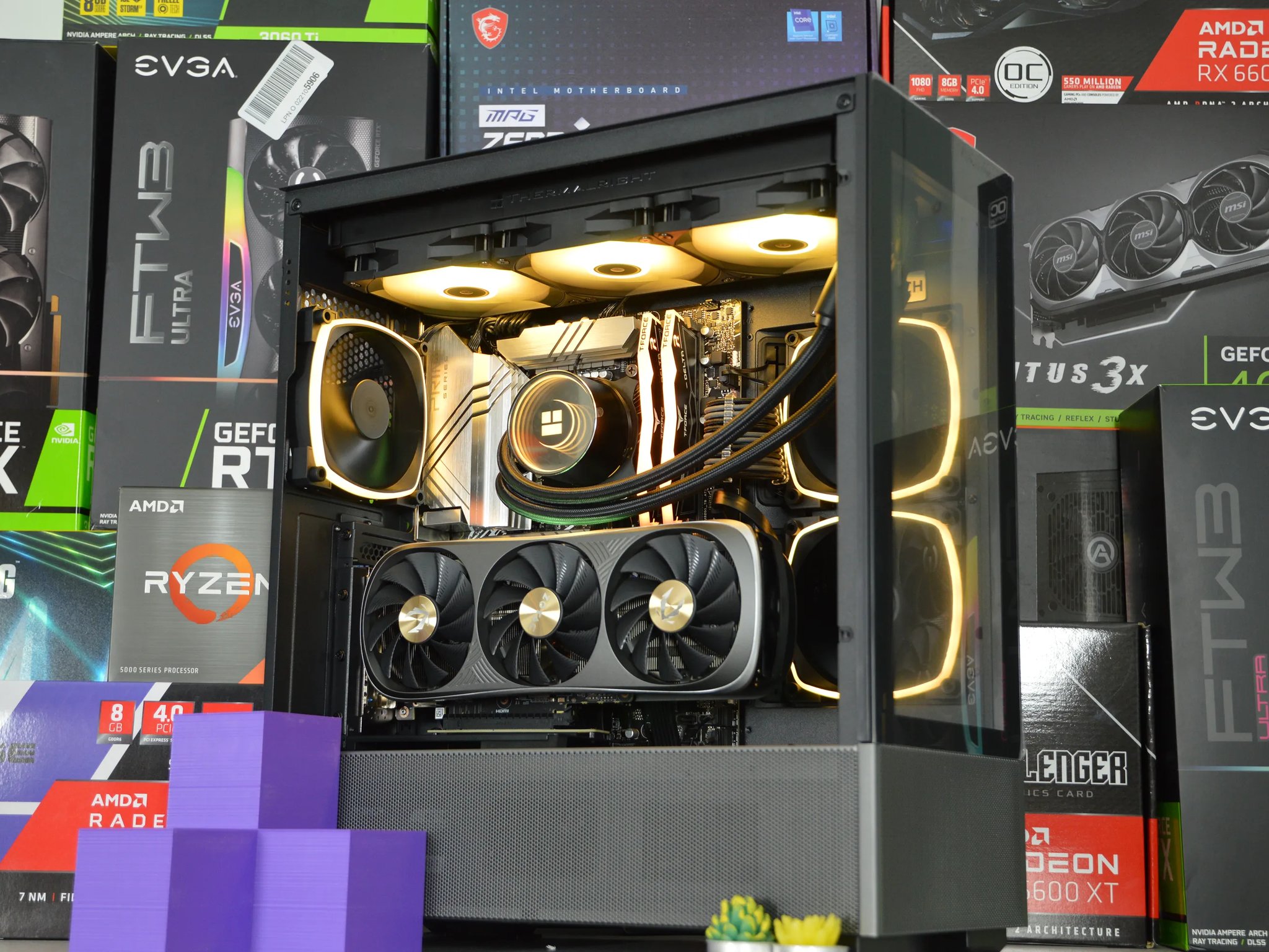 🏆👑| RTX 4070Ti 12GB| INTEL i9-13900K | 32 GB DDR5 RAM | 2TB NVME SSD | Golden Bling |