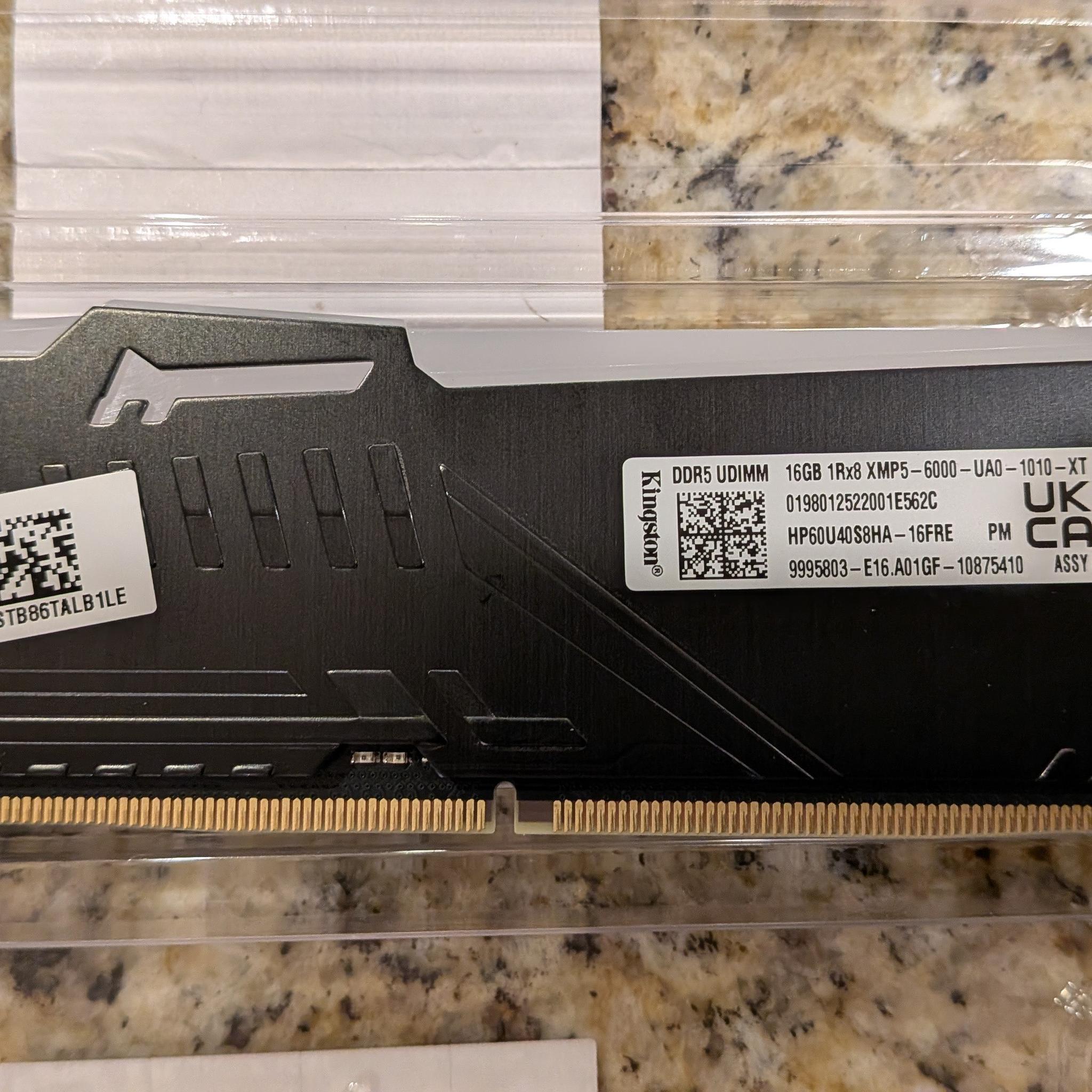 High-Speed Kingston DDR5 16GB Desktop RAM