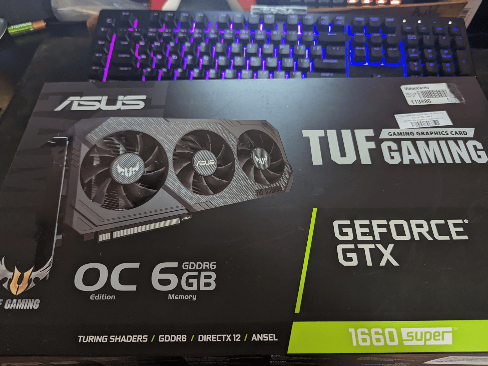 Asus 1660 Super!! Mint Condition 