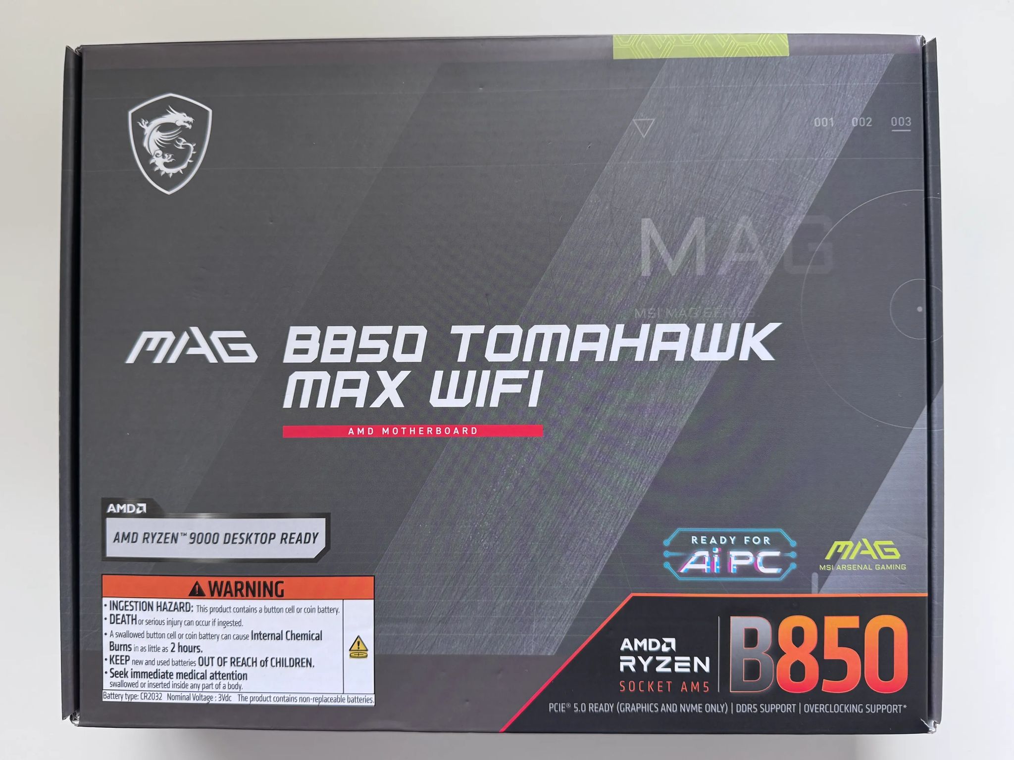 MSI - MAG B850 TOMAHAWK MAX Wi-Fi