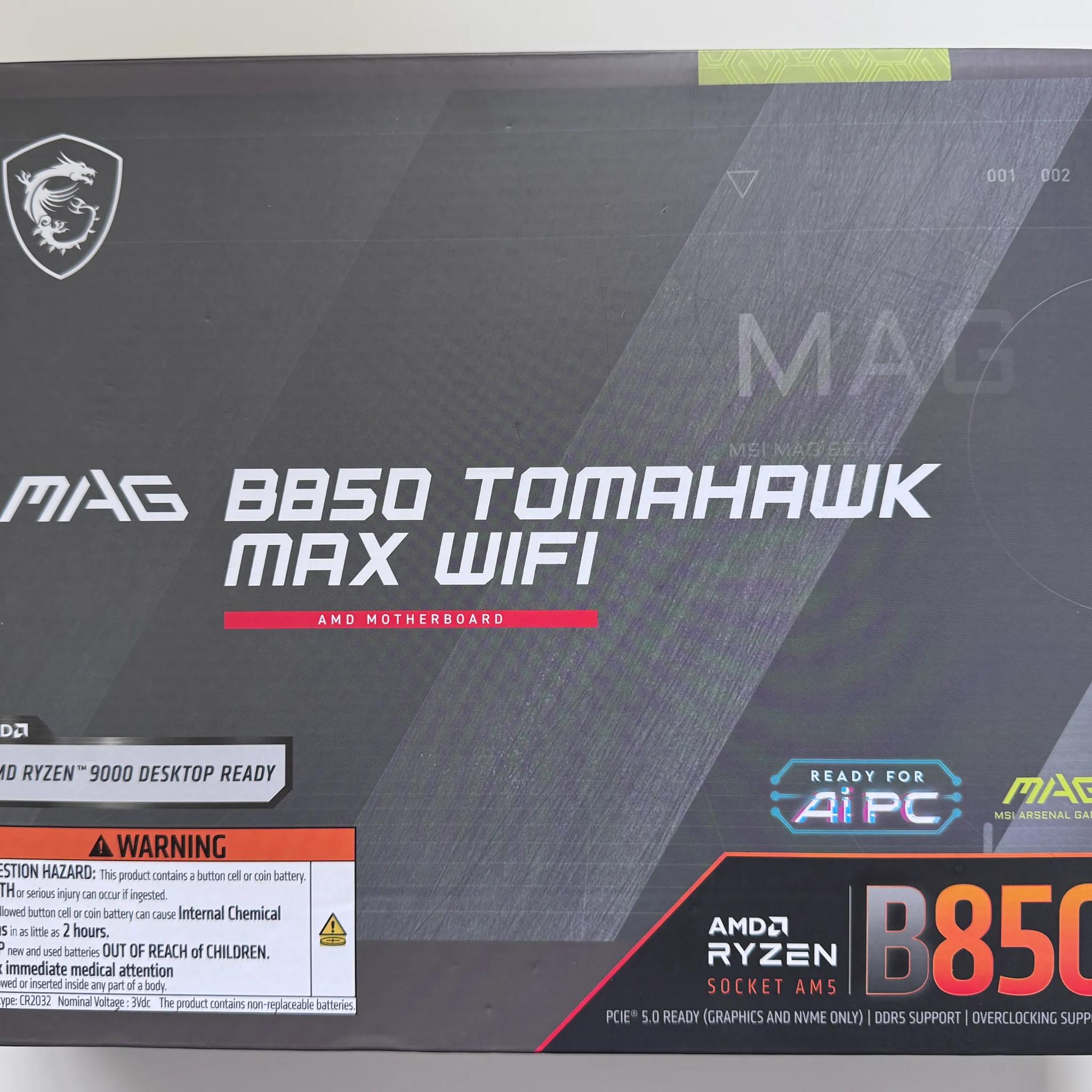 MSI - MAG B850 TOMAHAWK MAX Wi-Fi