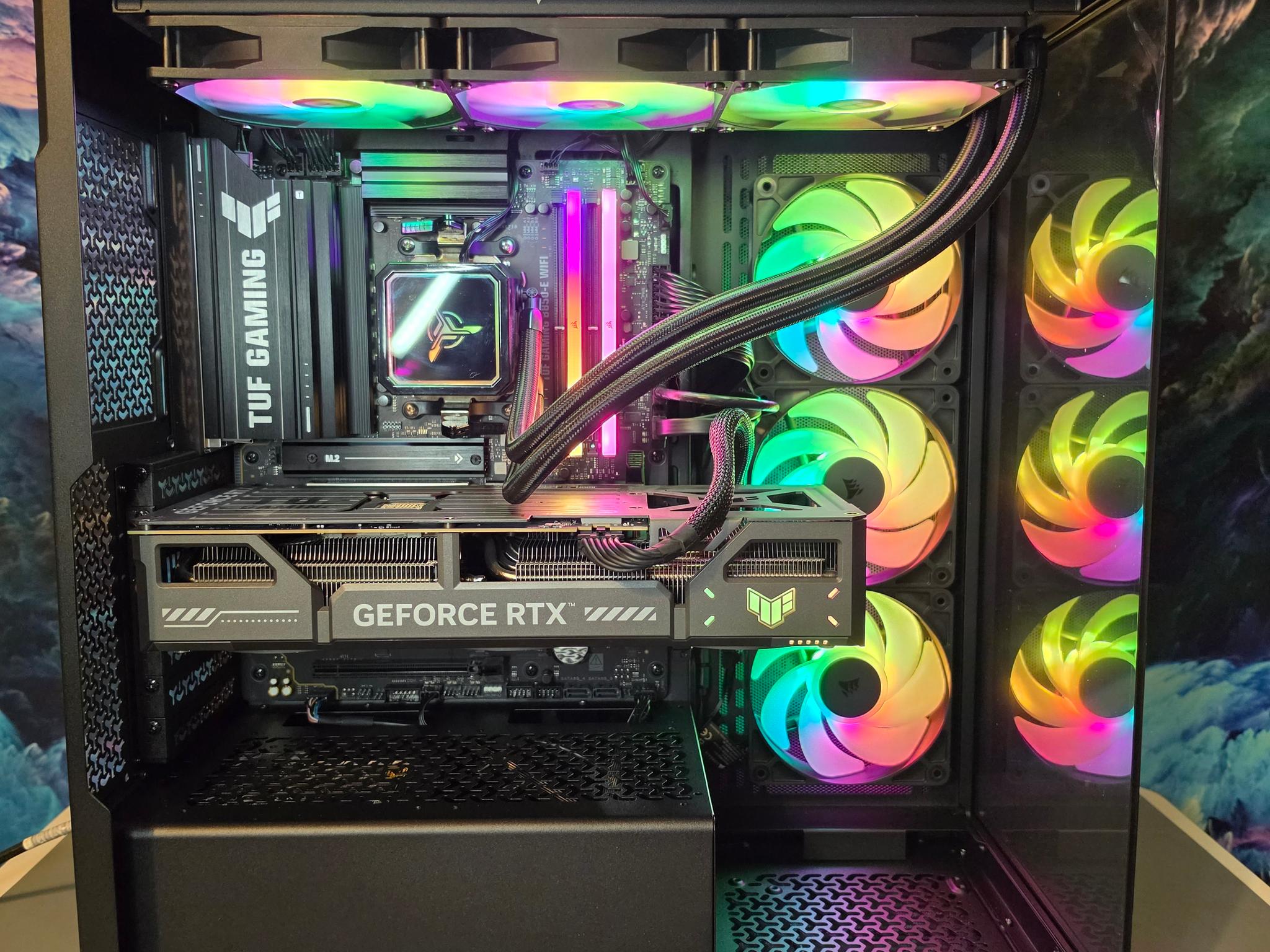 ASUS TUF RTX 5070 12GB + Ryzen 9700x PC Build #62