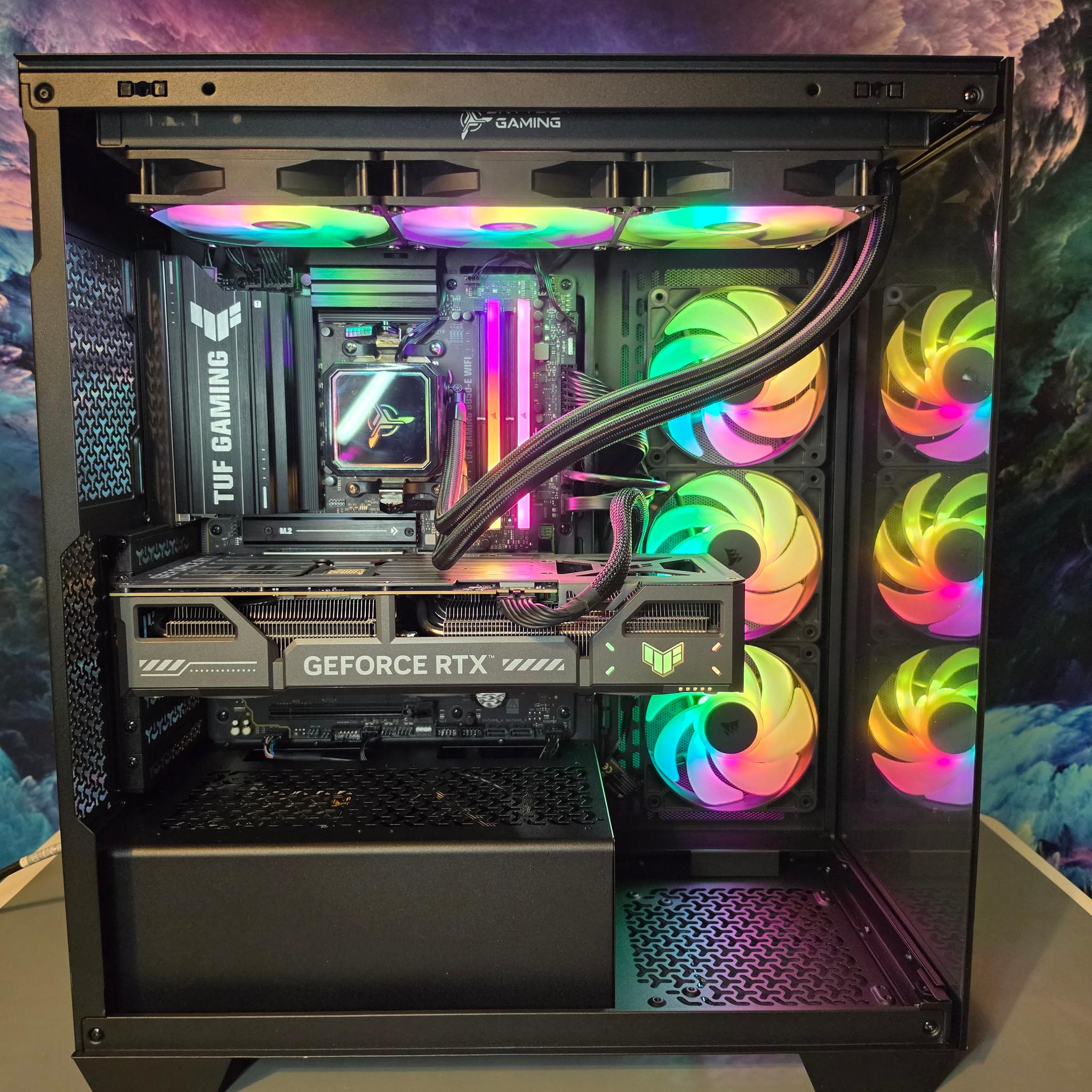 ASUS TUF RTX 5070 12GB + Ryzen 9700x PC Build #62
