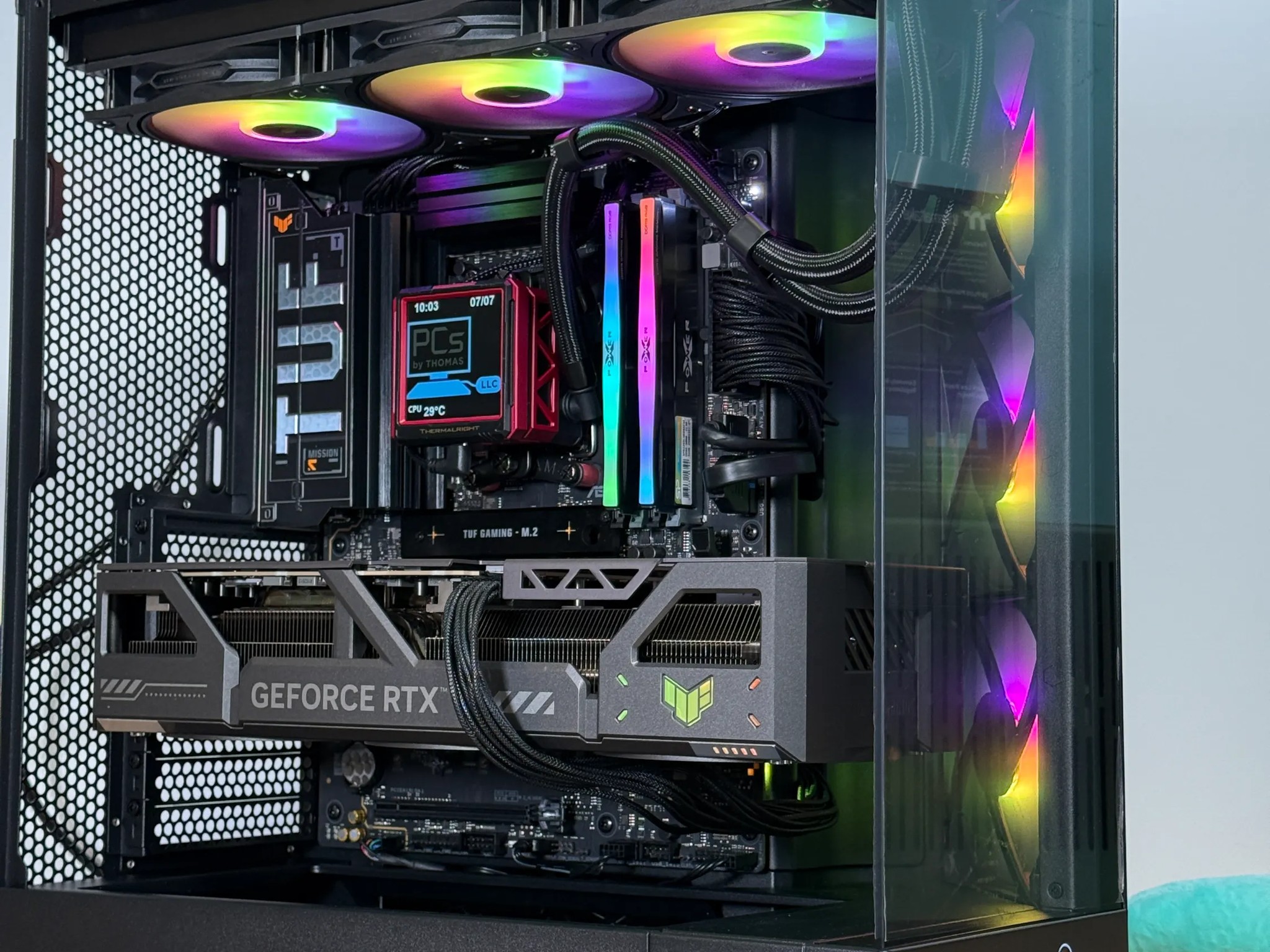 RTX 5090 Ryzen 9950x3d Gaming/Workstation Behemoth 64gb DDR5 4TB SSD