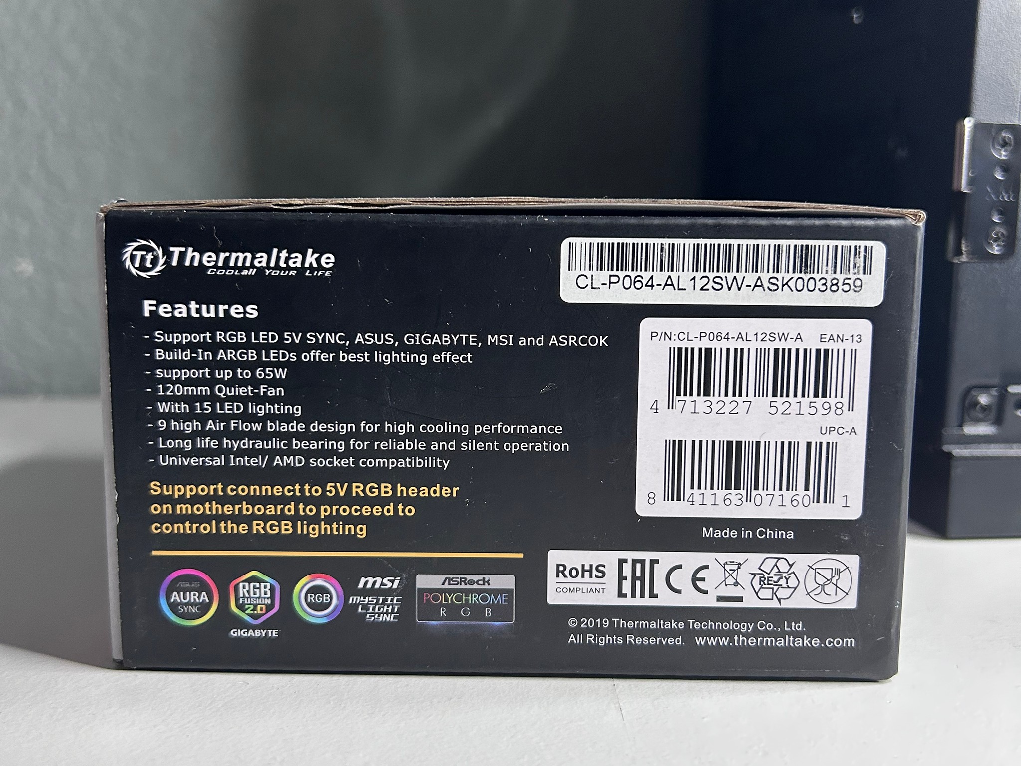 [New] Thermaltake UX100 ARGB Lighting CPU Cooler