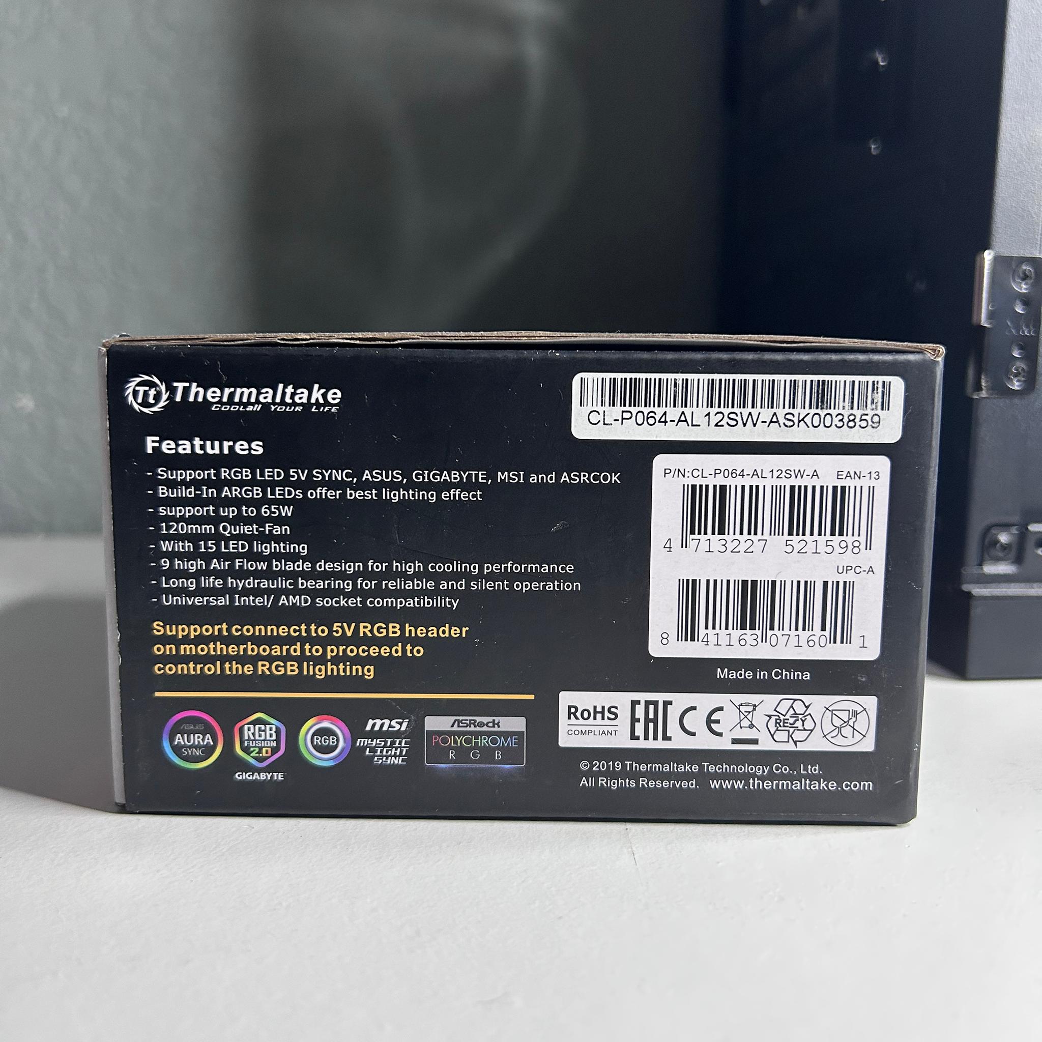 [New] Thermaltake UX100 ARGB Lighting CPU Cooler