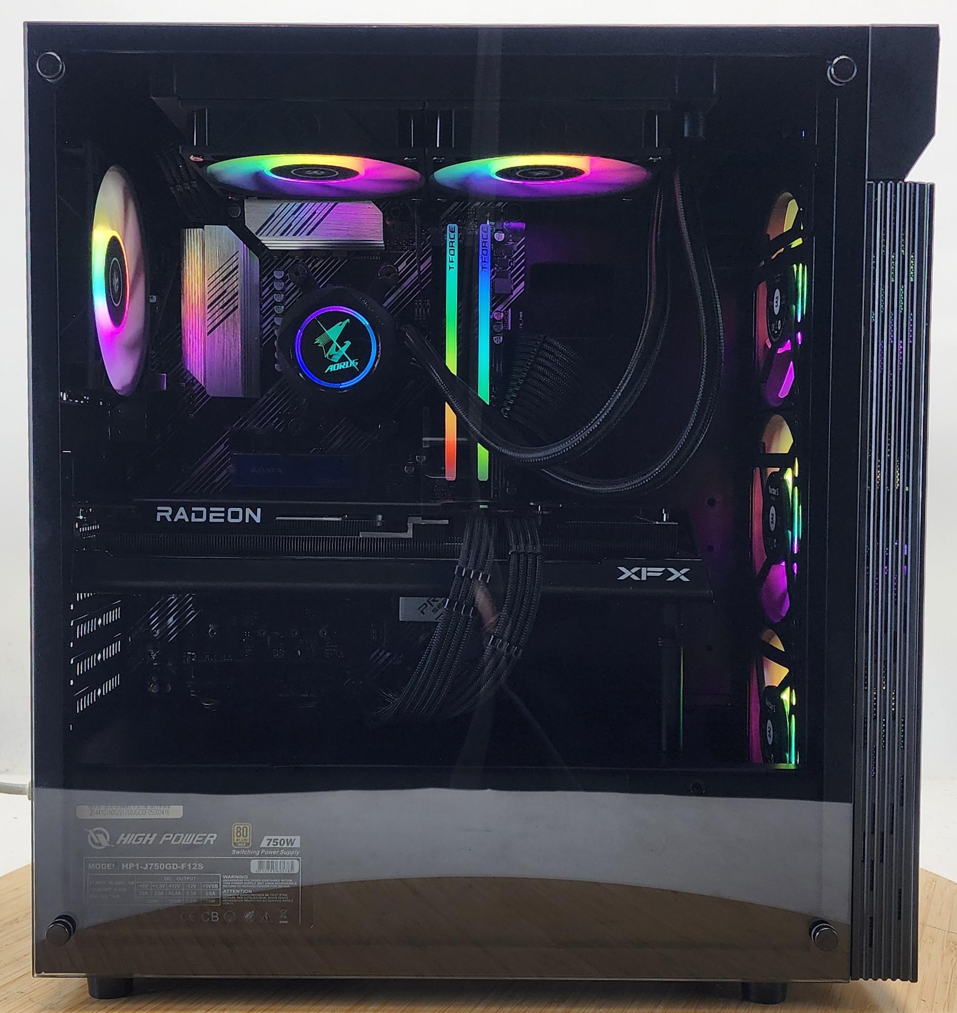 Gaming PC Ryzen 9 5950X 32GB RAM 1TB SSD RX 7800 XT 16GB Win11 Computer